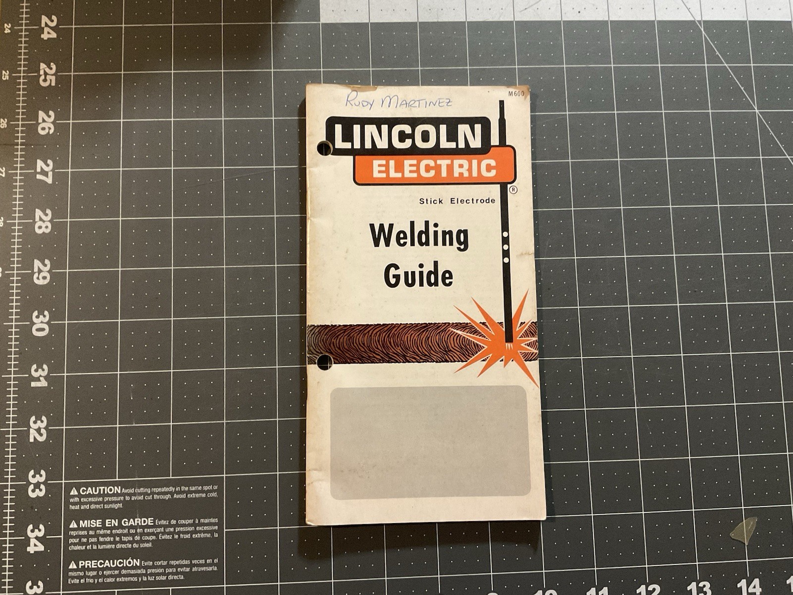1983 Lincoln Electric Welding Guide, Used Good Condition , C2