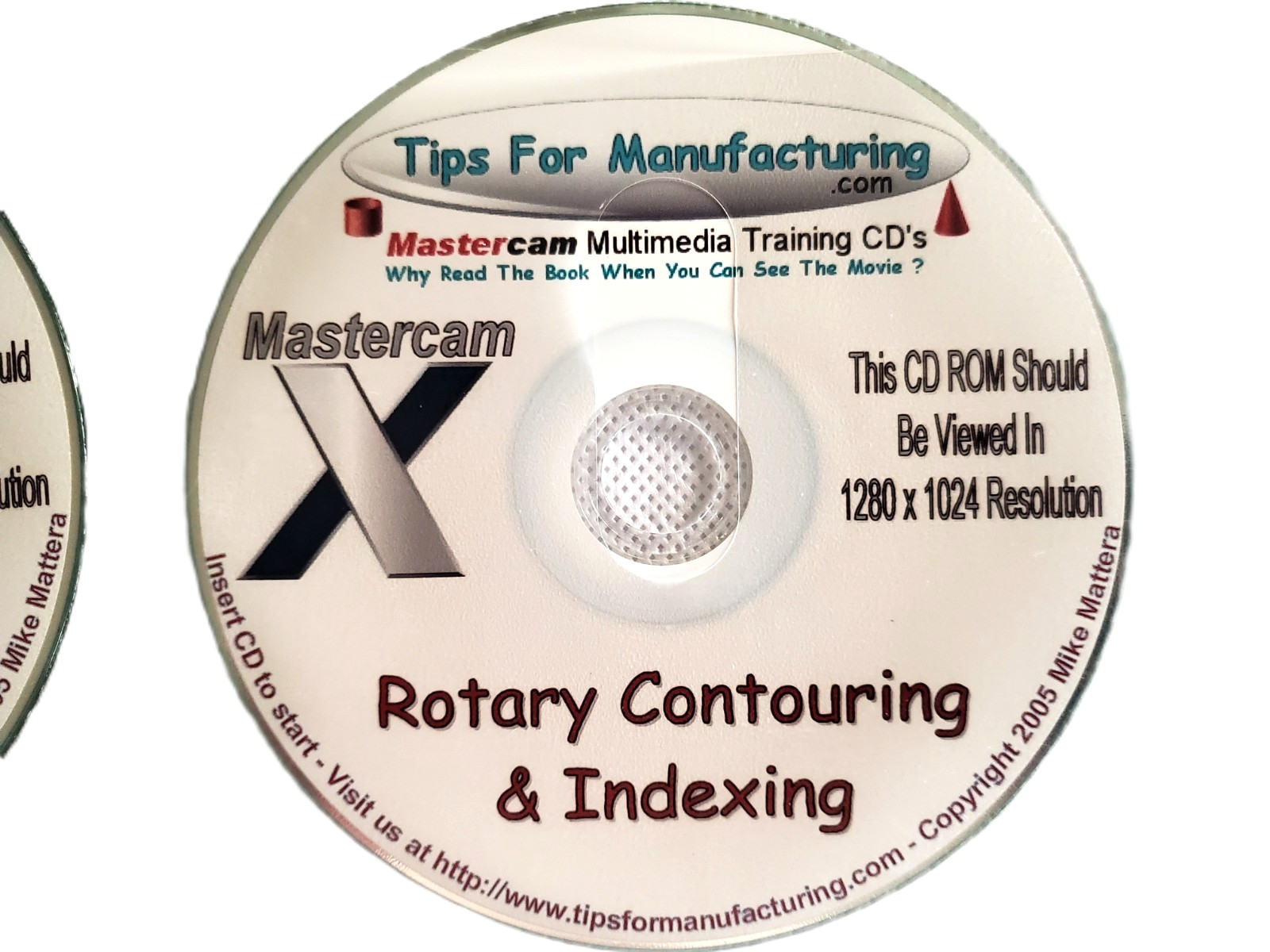 Mastercam X- User Training CD’s- Set of 3- CNC Manufacturing- Multimedia Video