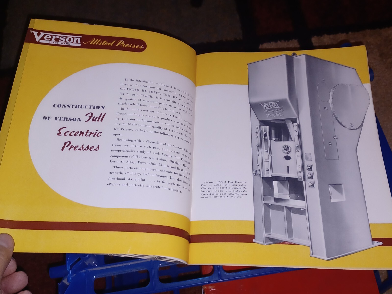 Verson allsteel Presses Company Forming Dies Brakes Punching Attachments CATALOG