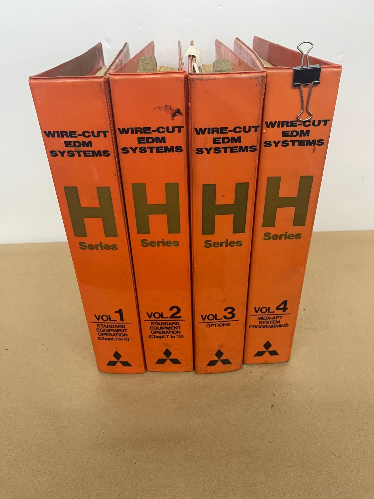 Mitsubishi Wire-Cut EDM Systems H Series Manuals Volumes 1-4