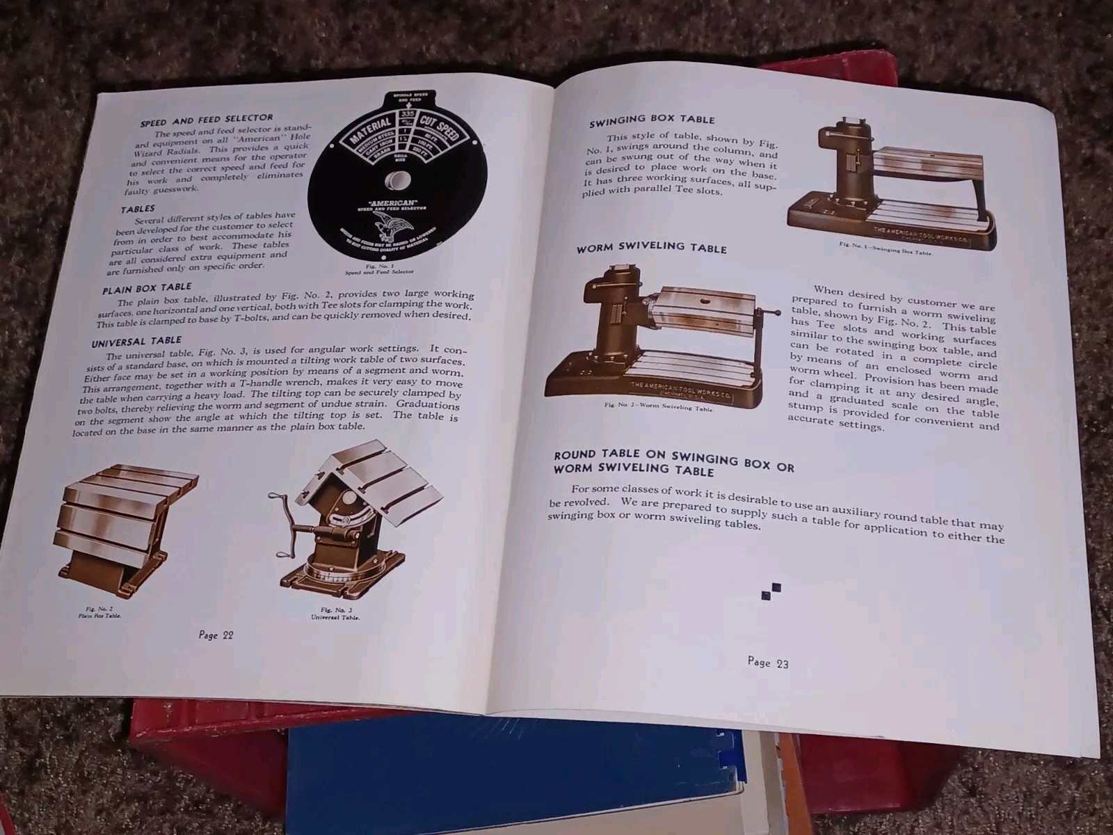 AMERICAN HOLE WIZARD Tool Works Company BULLETIN 305 Catalog LATHES RADIAL DRILL