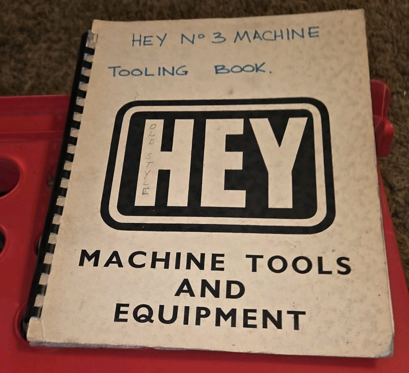HEY machine tools Tooling Book No 3 Automatic Facing Centering Manual MACHINIST
