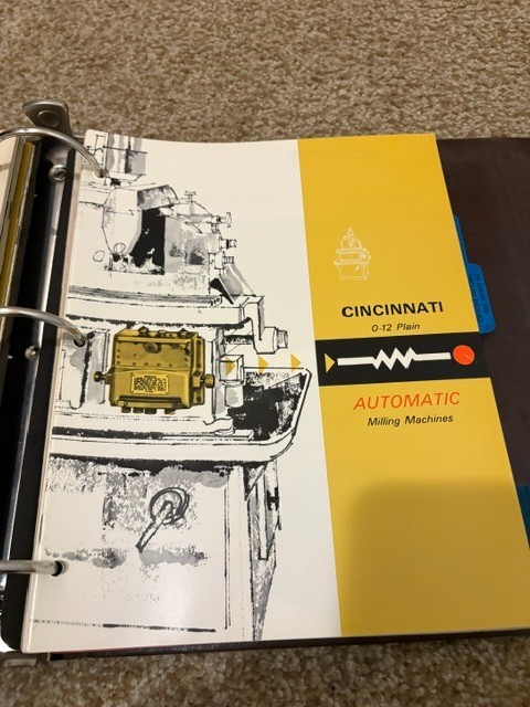 Vintage Cincinnati Milling Milacron Machine Company Salesman Binder Catalog