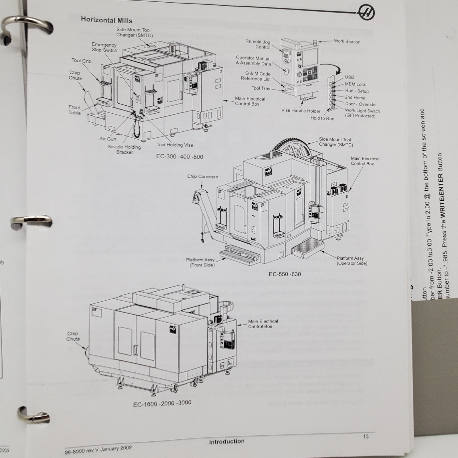 HAAS Mill Operator’s Manual CNC Milling Machine 96-8000 rev V January 2009