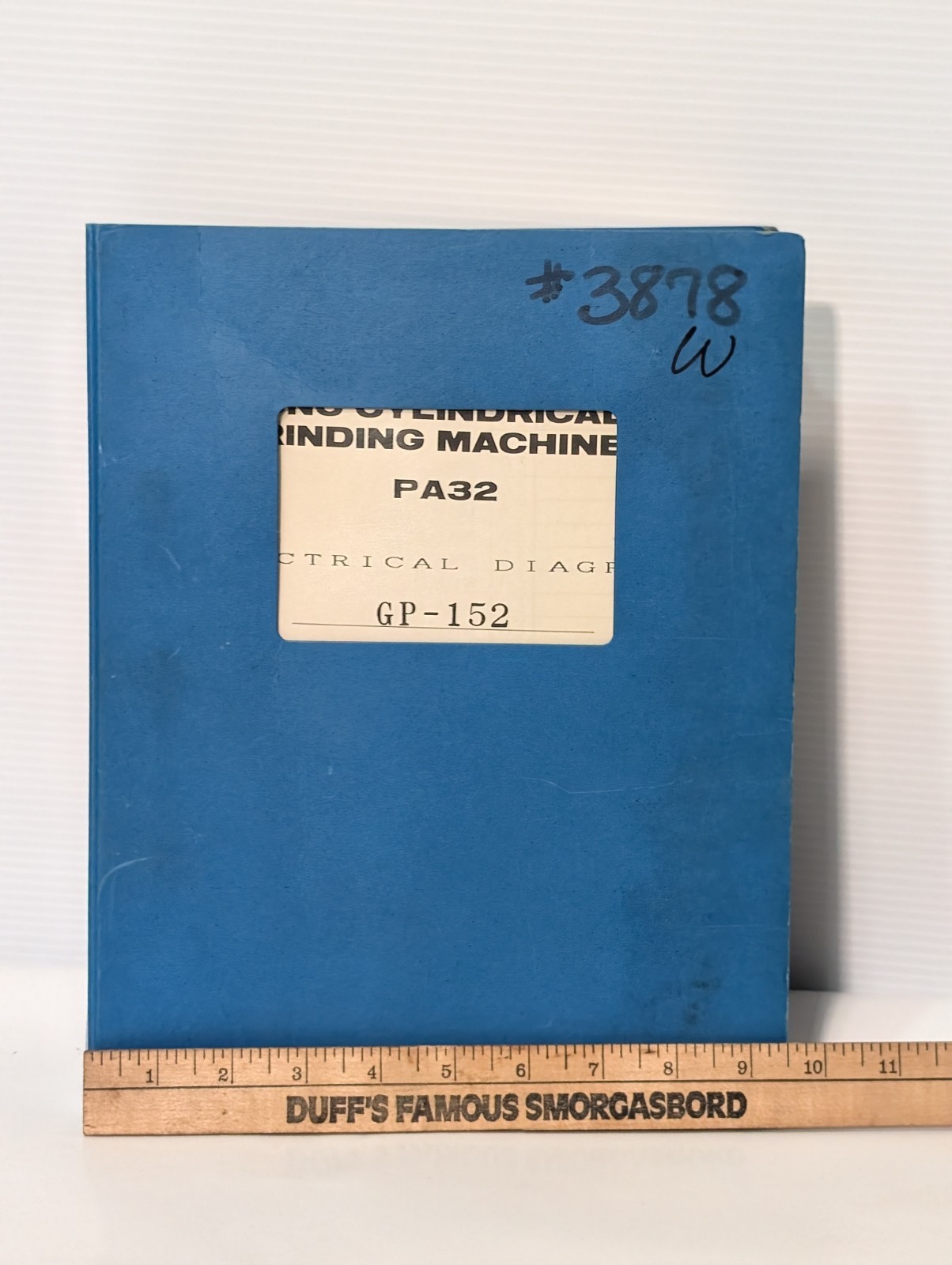 Mitsubishi CNC Cylindrical Grinding Machine PA32 Electrical Diagram GP-152