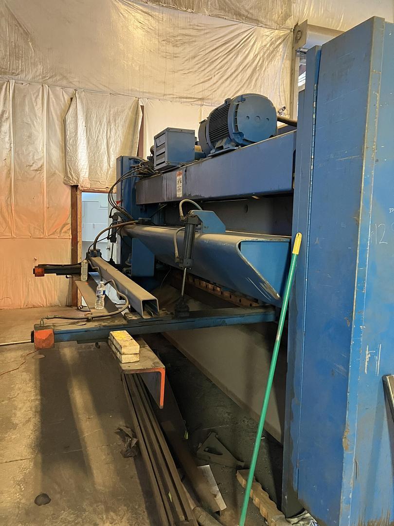 1/2″ x 12ft Cincinnati Hydraulic Shear STOCK #4210