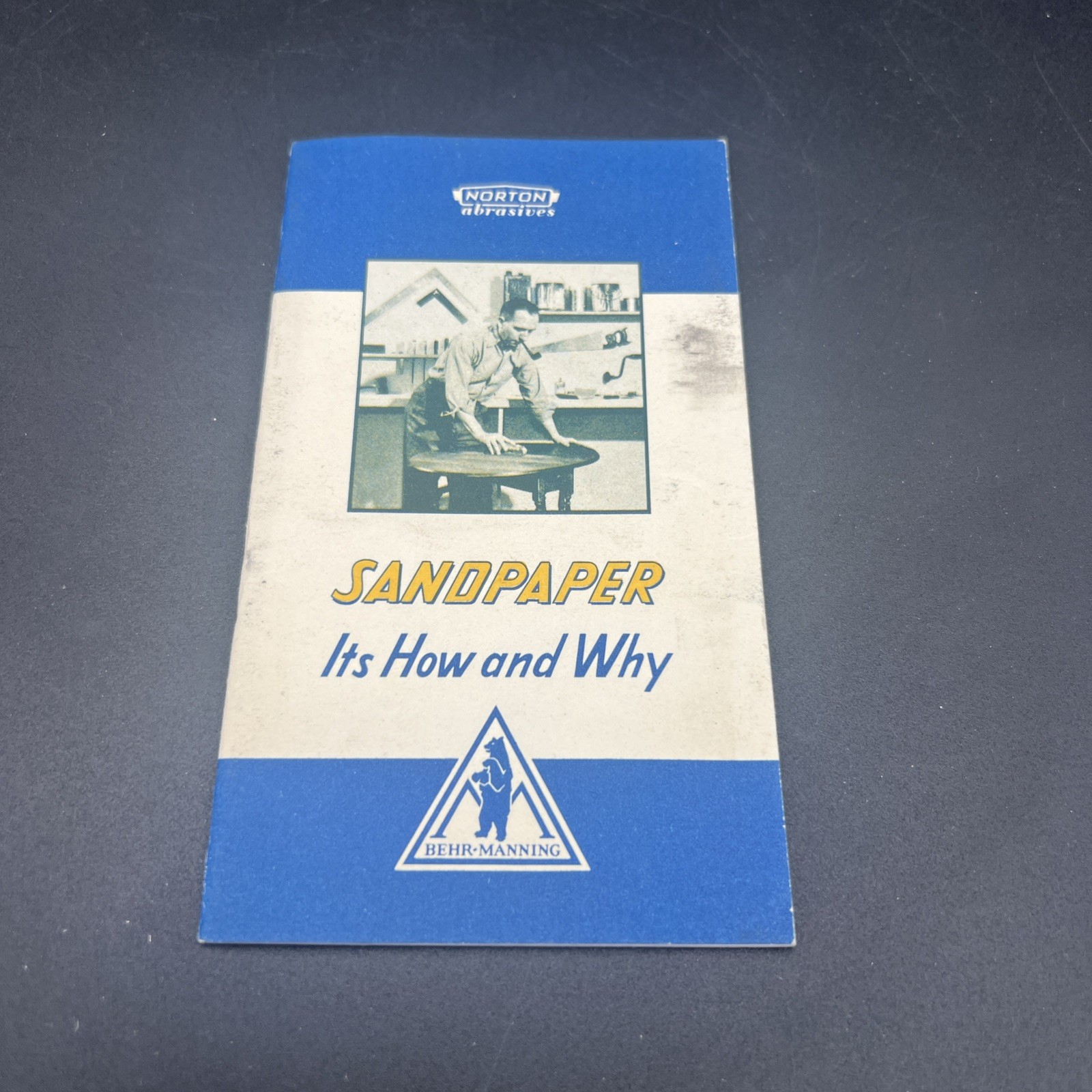 Vintage 1948 Norton Abrasives Sandpaper Its How and Why Booklet