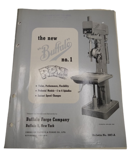 Buffalo Forge Company- No. 1 RPMSTER Bulletin 3967-A