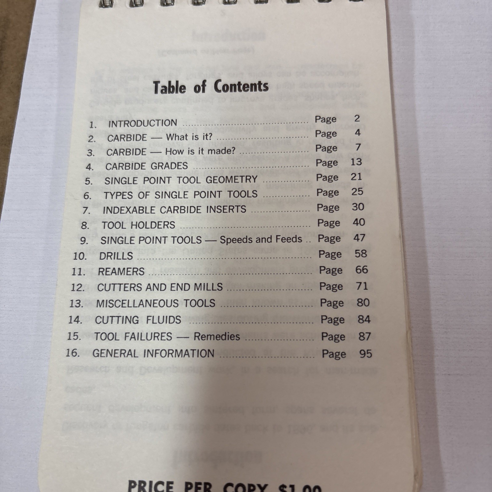 Morse MACHINIST’S GUIDE FOR CARBIDE TOOLING Morse Cutting Tools Division 1974