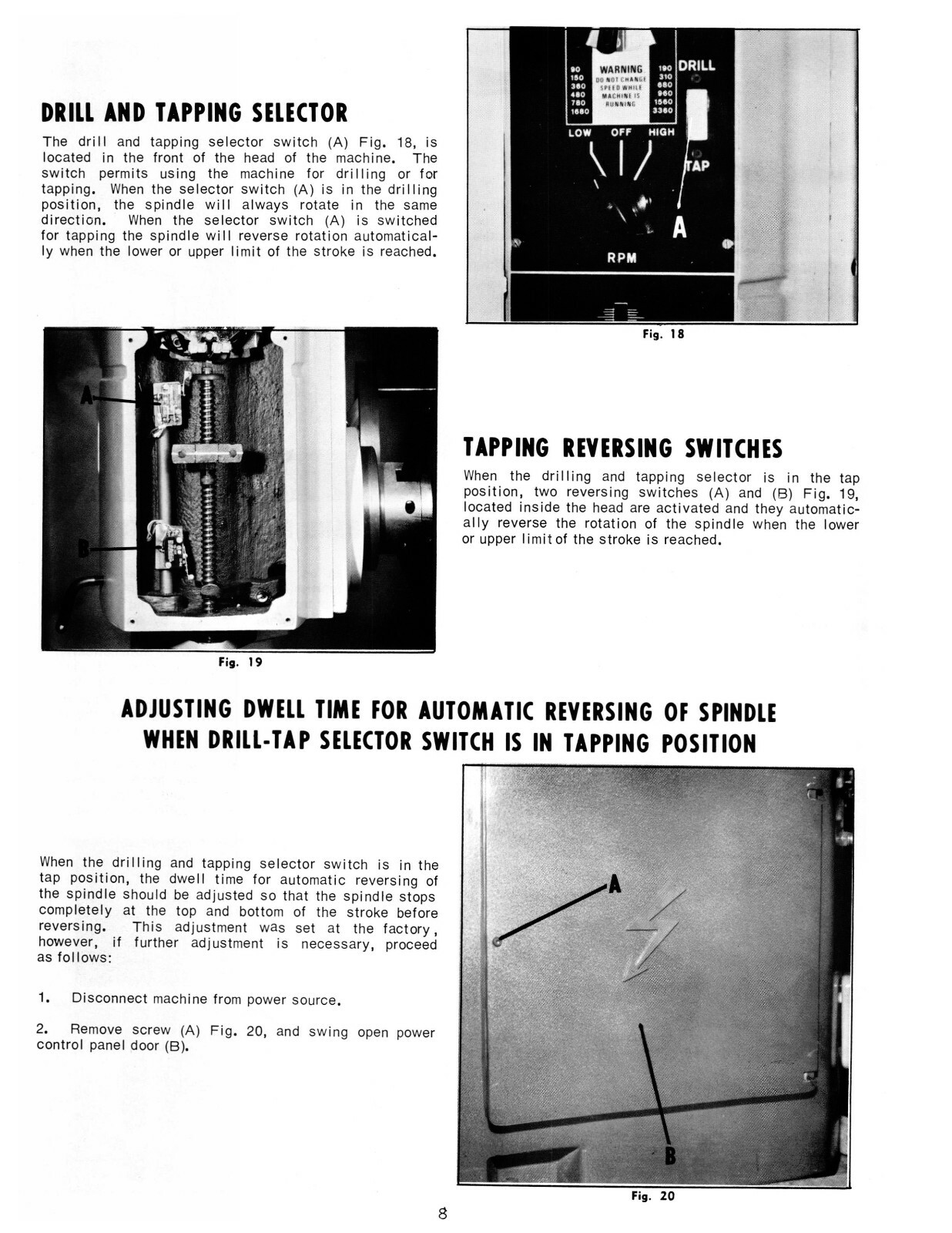 Rockwell 70-150 Geared Head Drilling Machine Operator & Parts List Manual #1901