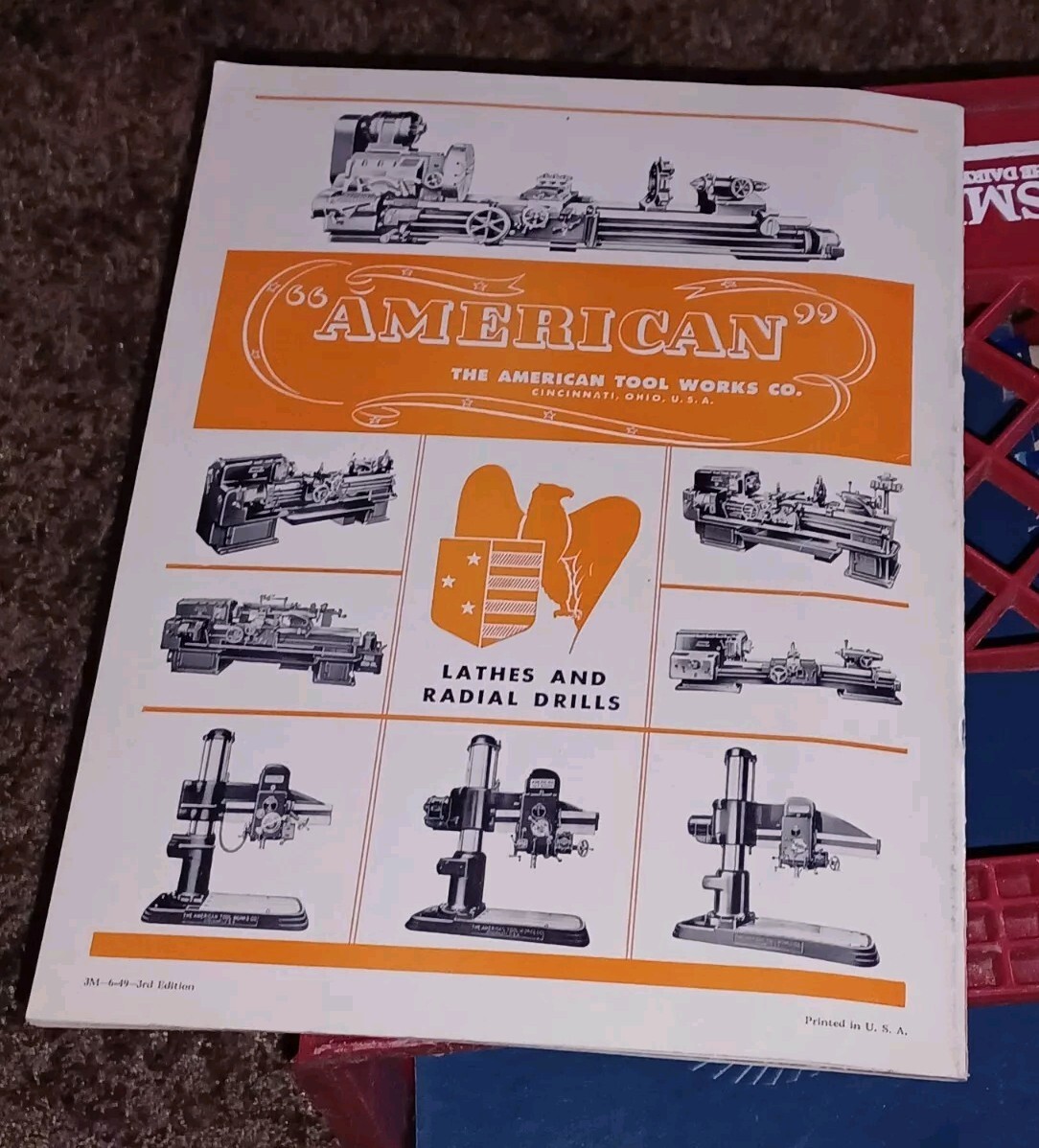 AMERICAN HOLE WIZARD Tool Works Company BULLETIN 305 Catalog LATHES RADIAL DRILL