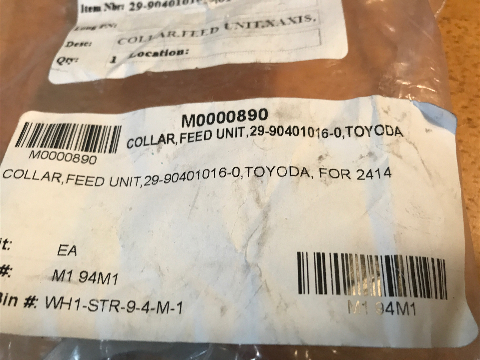 TOYODA Collar Feed Unit 29-90401016-0 Qty-1 (NEW) FREE Same Day Shipping