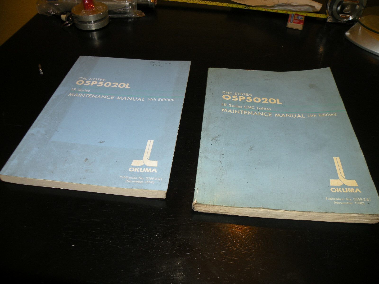 (1) Okuma Maintenance Manual OSP5020L LR Series Lathes 3269-E-R1 November 1990
