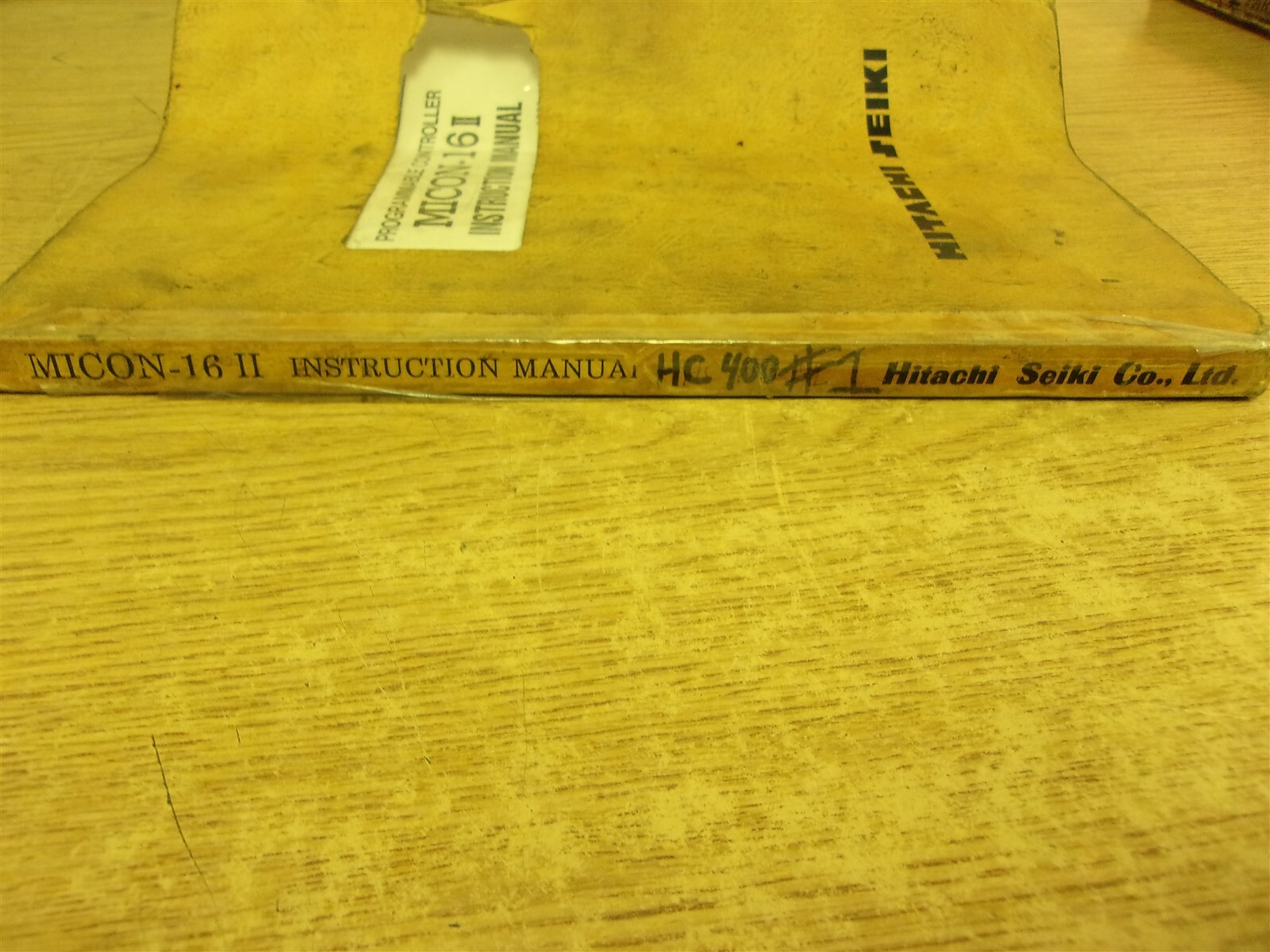 Hitachi Seiki Programmable Controller Instruction Manual Mieon-16II