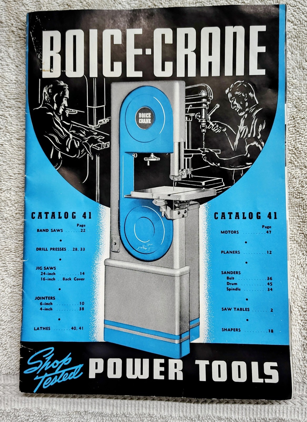 🗽BOICE CRANE POWER TOOLS CATALOGUE (1941) MACHINIST/TOOLMAKER
