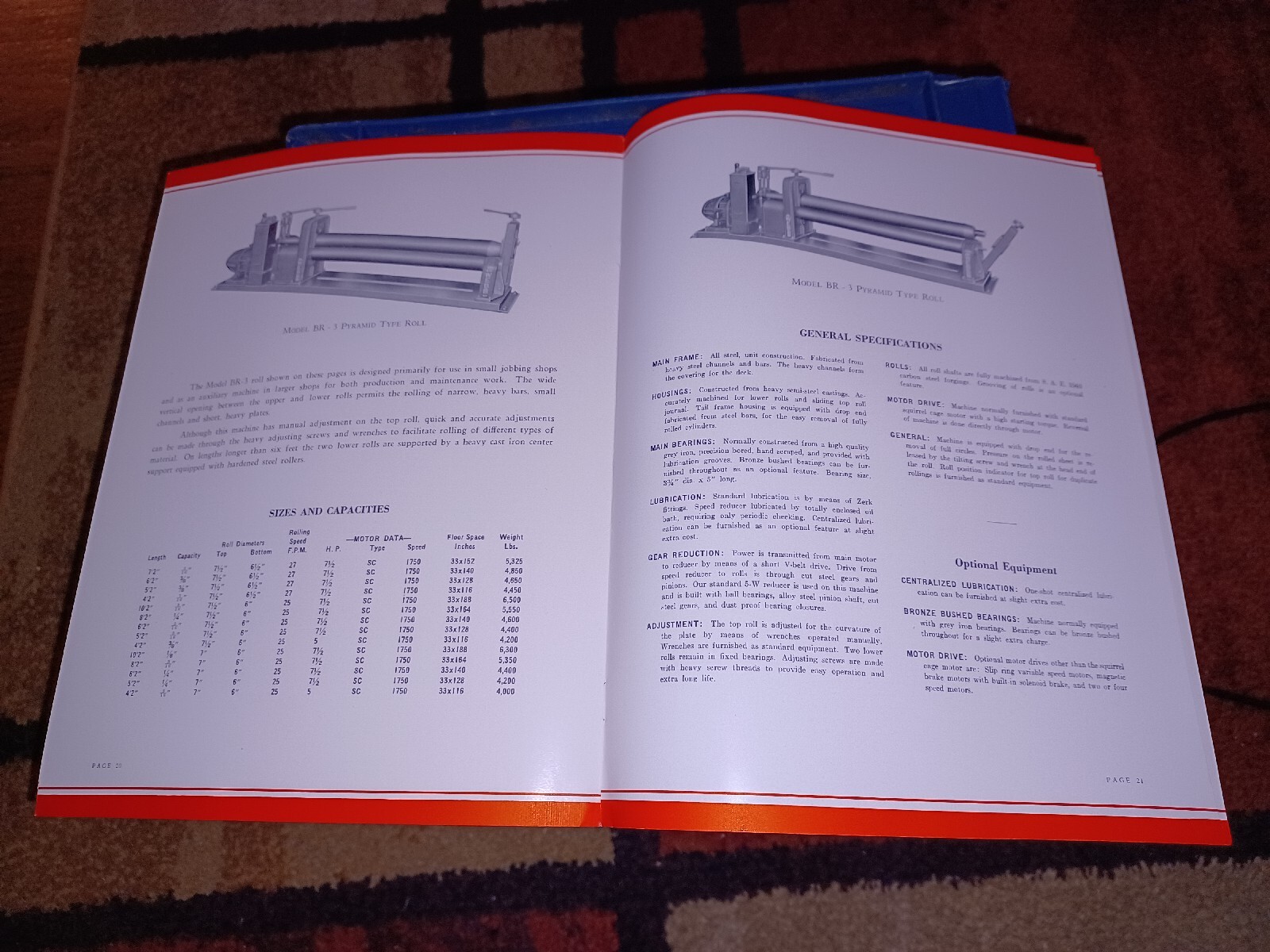 Webb Corporation PLATE BENDING ROLLS industrial Machinist Tools Book Catalog #55