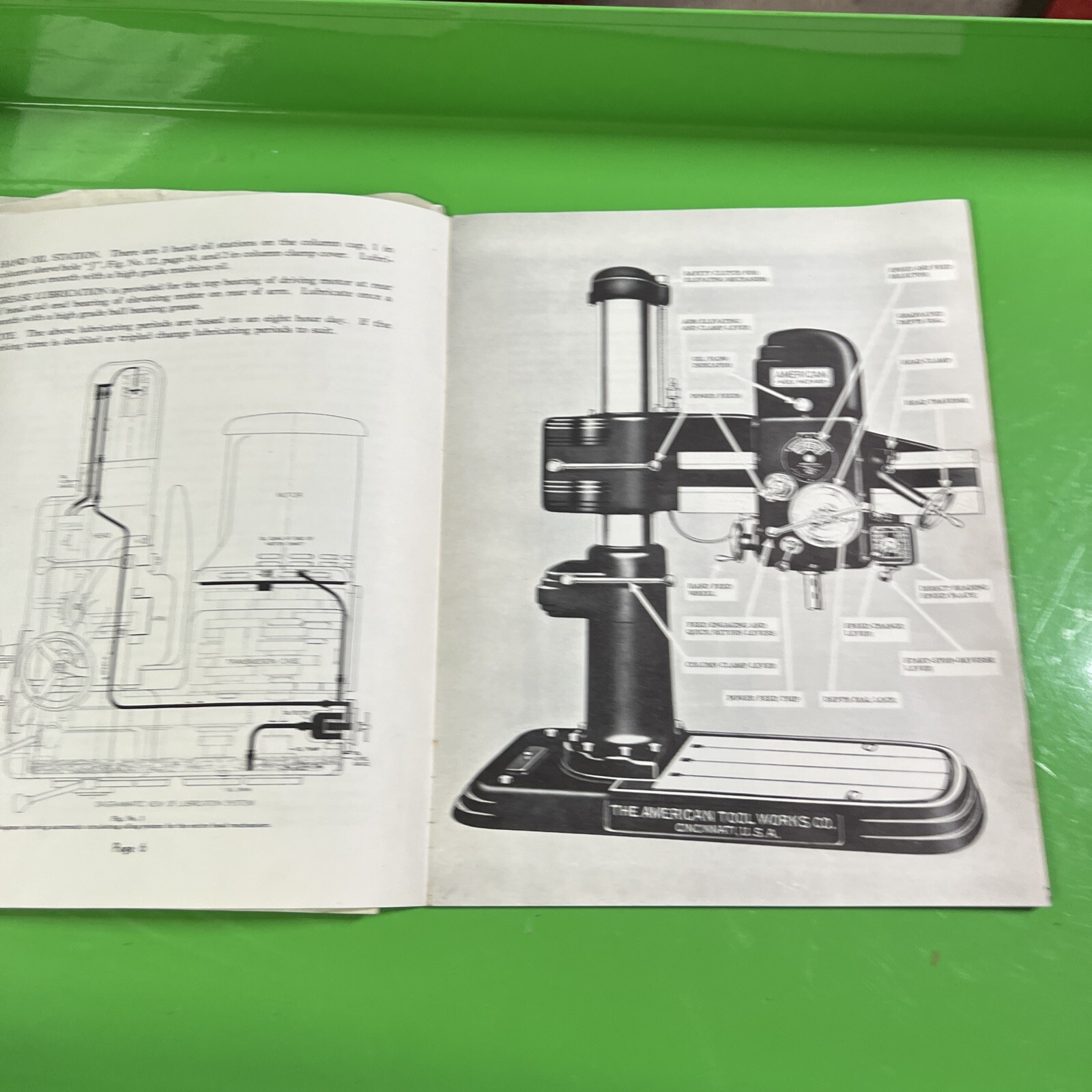 American Tool Works 23 Page American Radial Drills Instruction Book / Manual