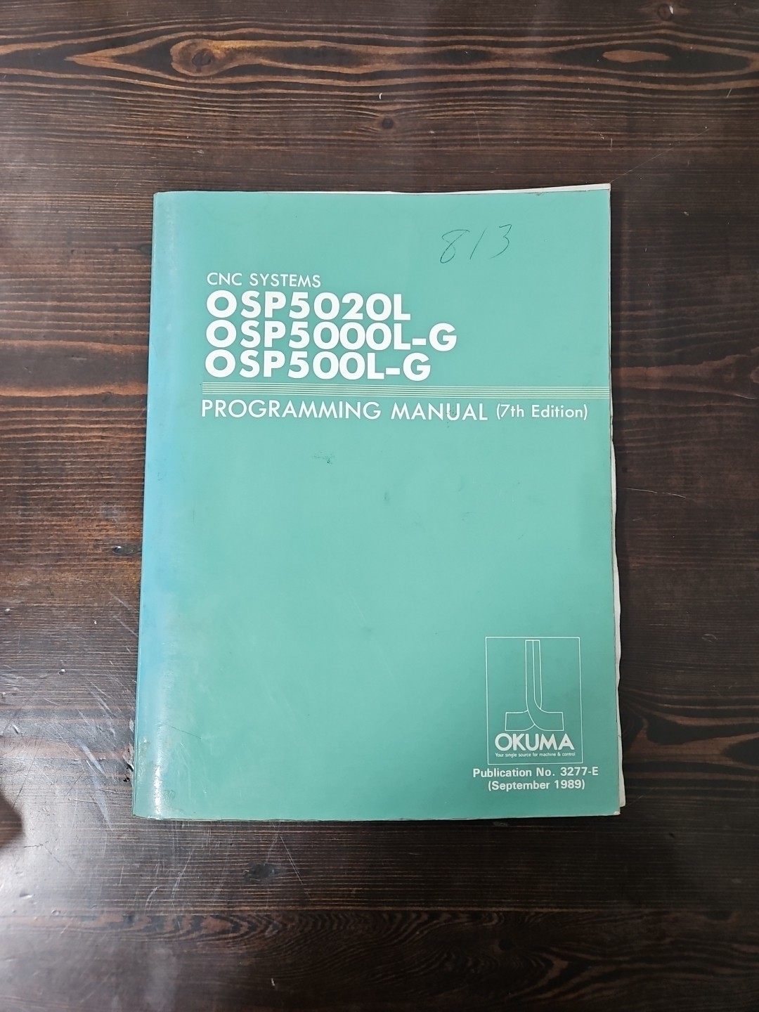 Okuma OSP5020L, OSP5000L-G, OSP500L-G Programming Manual, 7th Edition