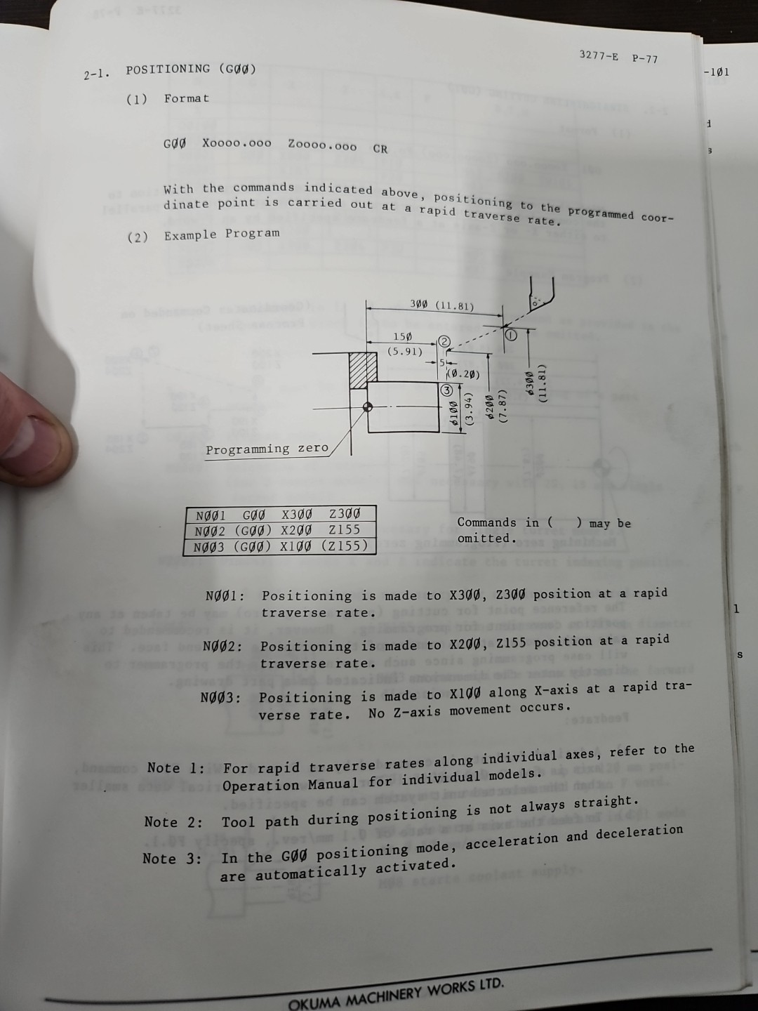 Okuma OSP5020L, OSP5000L-G, OSP500L-G Programming Manual, 7th Edition