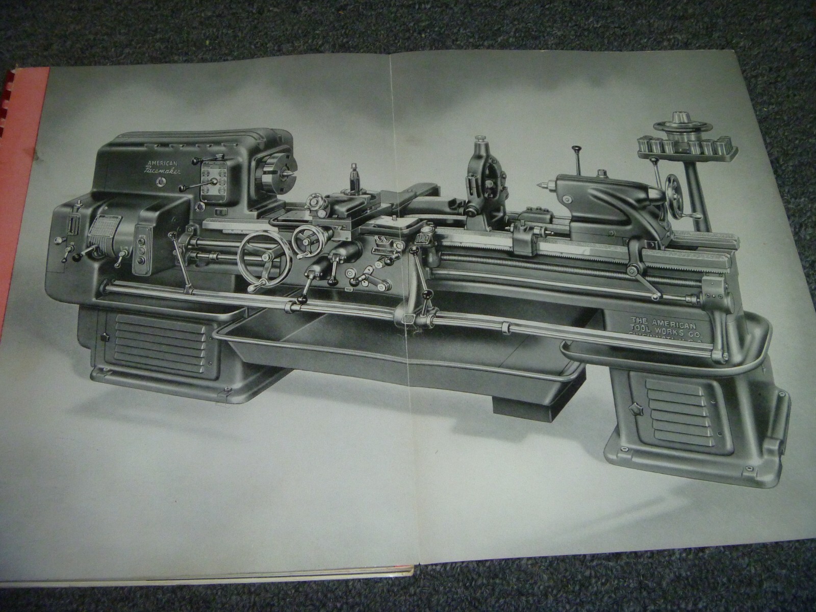 American Model PACEMAKER Precision Tool Room Lathe Operator Instruction Manual