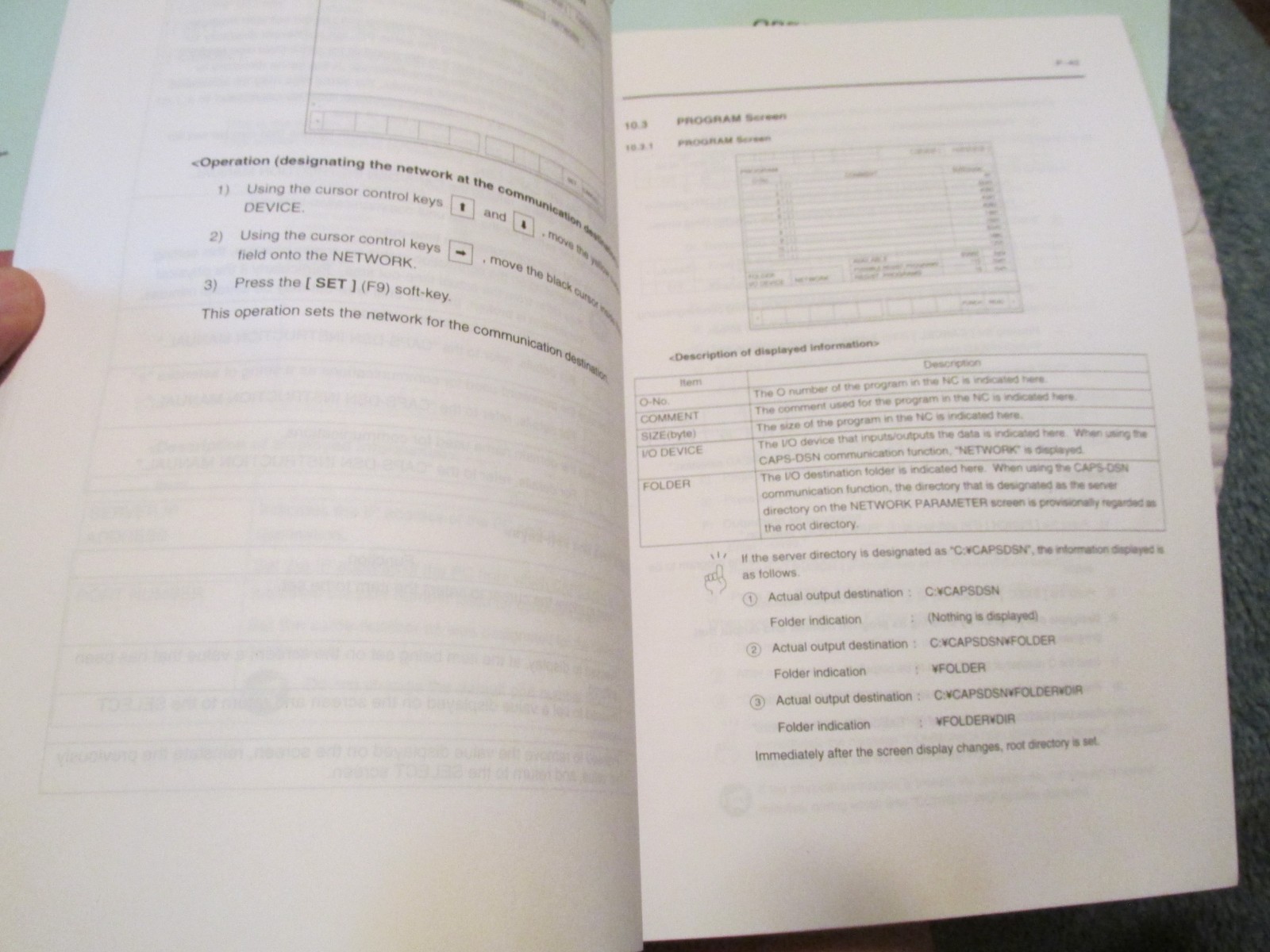 FACTORY Mori Seiki MV-653 1003 CNC Machine Operation Service Manual Supplement