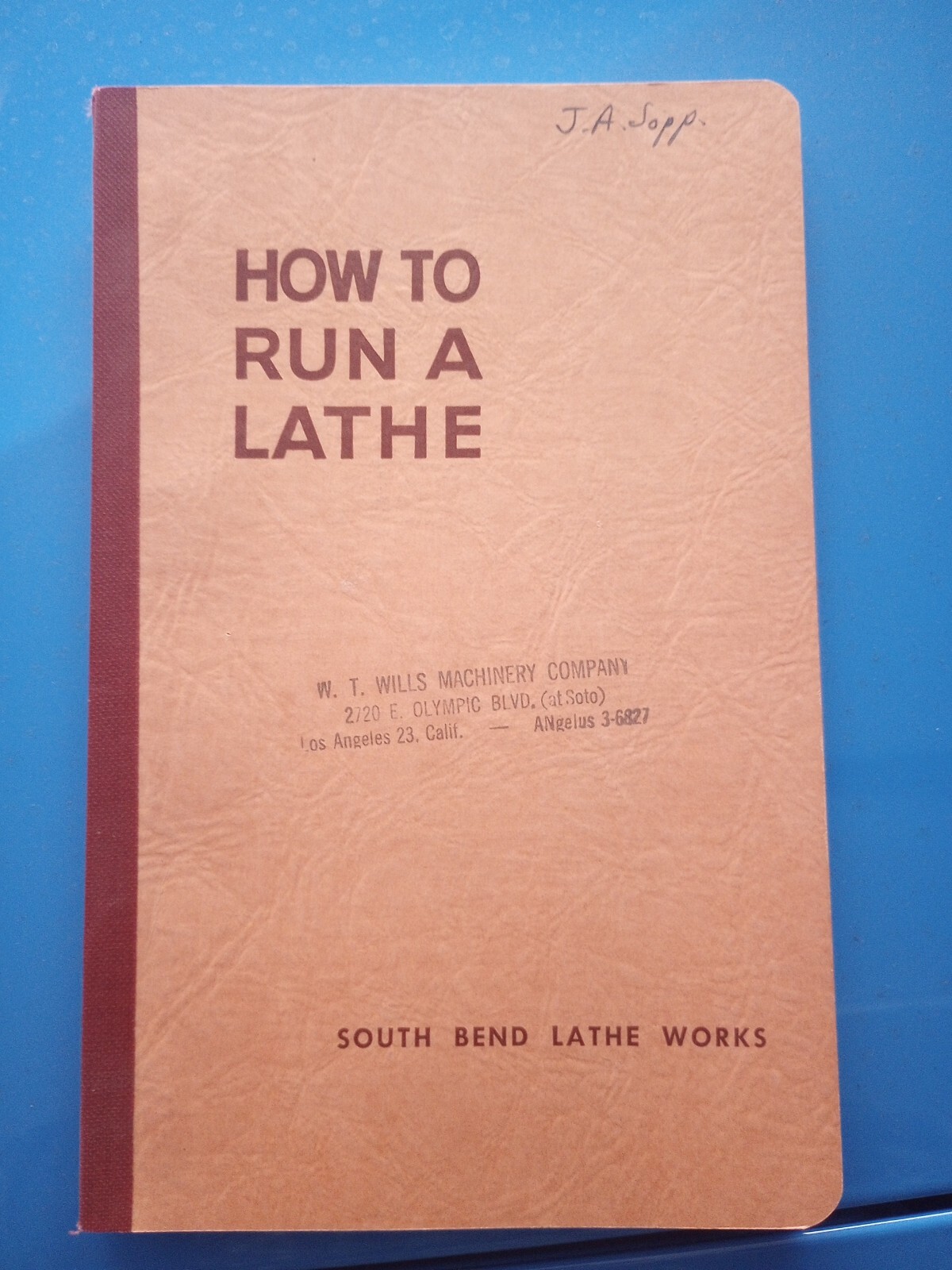 Manual Fits 1944 South Bend Lathe – How to Run a Lathe Volume 1 Edition 51