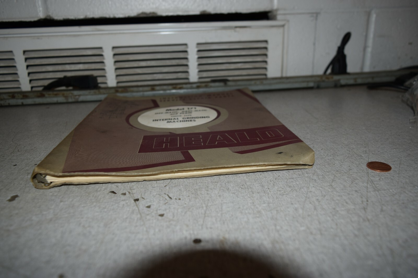 Heald Model 171 Internal Grinding Machines Instruction Repair Parts Manual