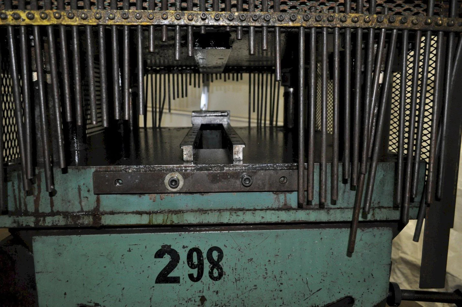 60 TON AIR RAM CUT-OFF PRESS WITH ADJUSTABLE TILT BASE