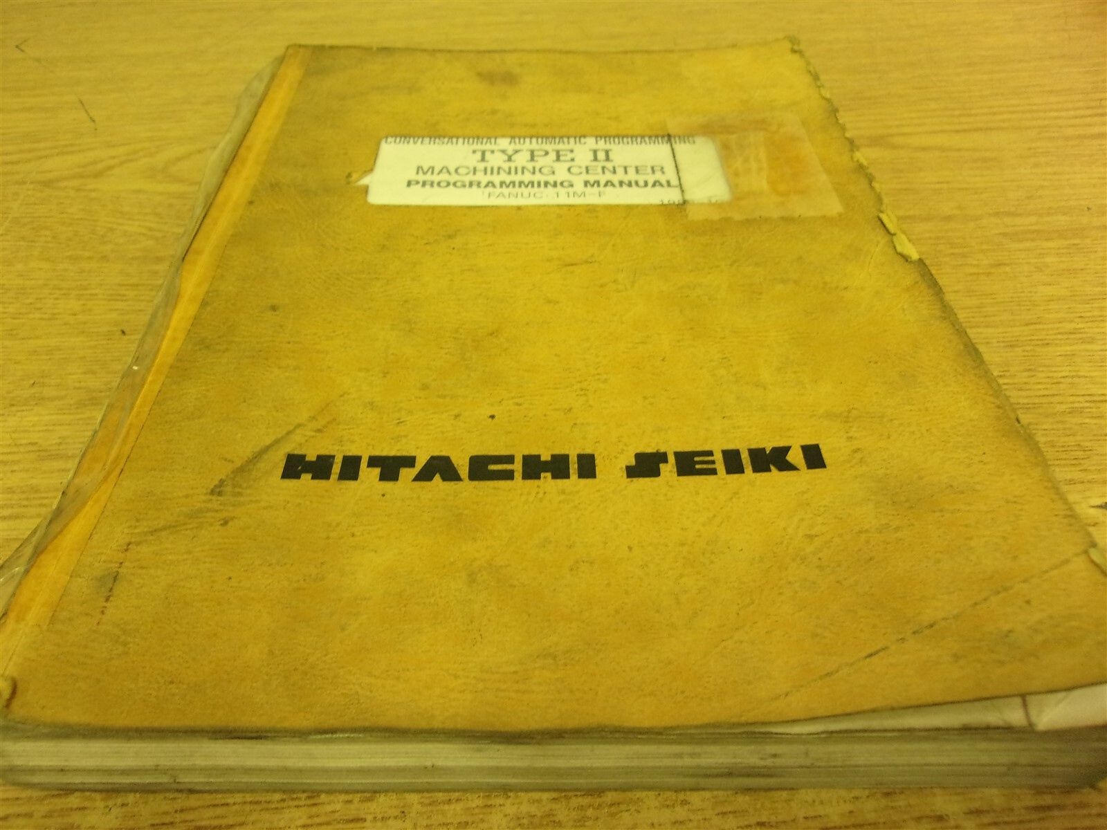 Hitachi Seiki Conversational Automatic Programing Manual Type II Fanuc 11M-F