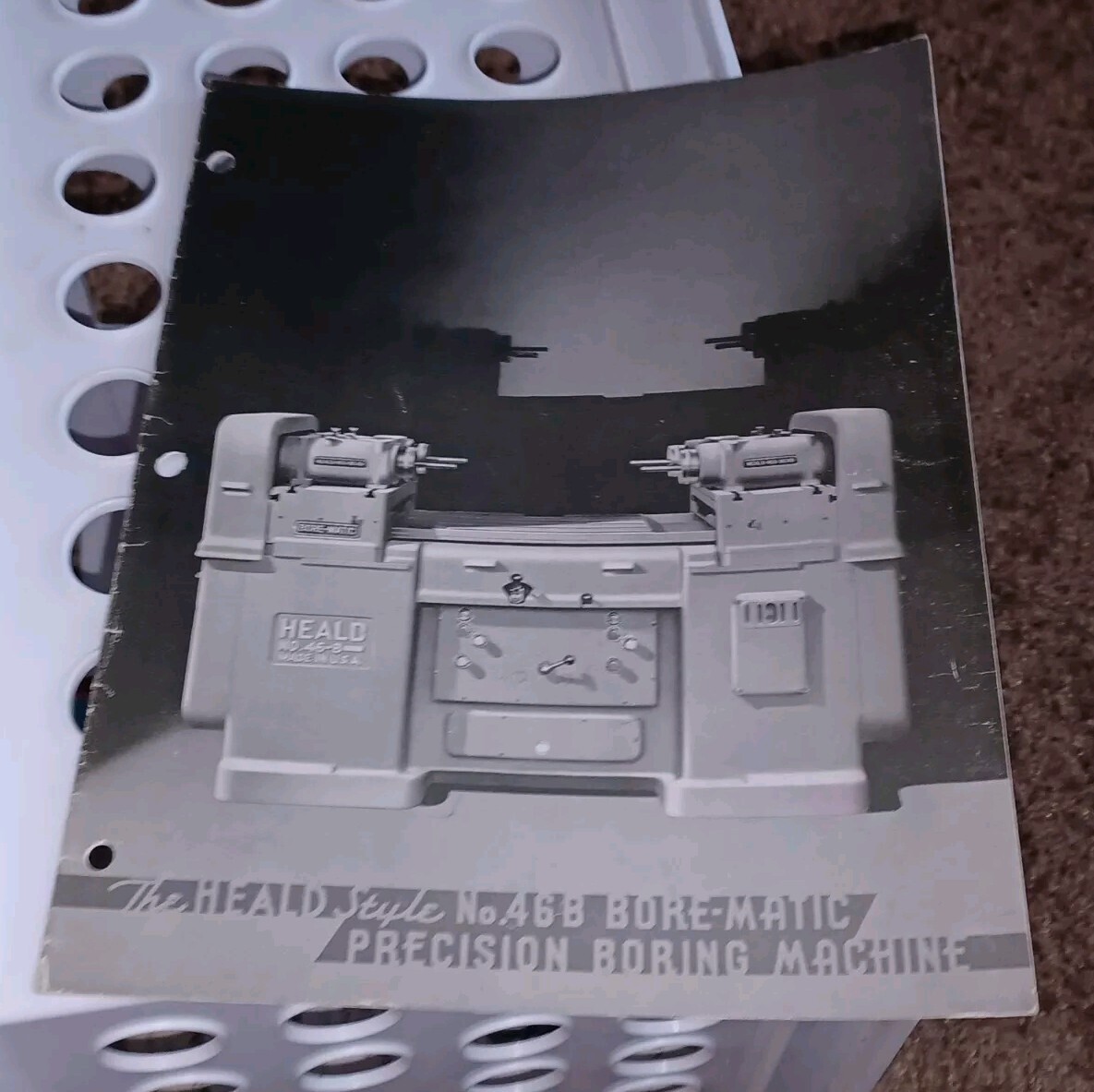 HEALD COMPANY Sales Catalog Bulletin BORE MATIC PRECISION BORING MACHINE NO 46B