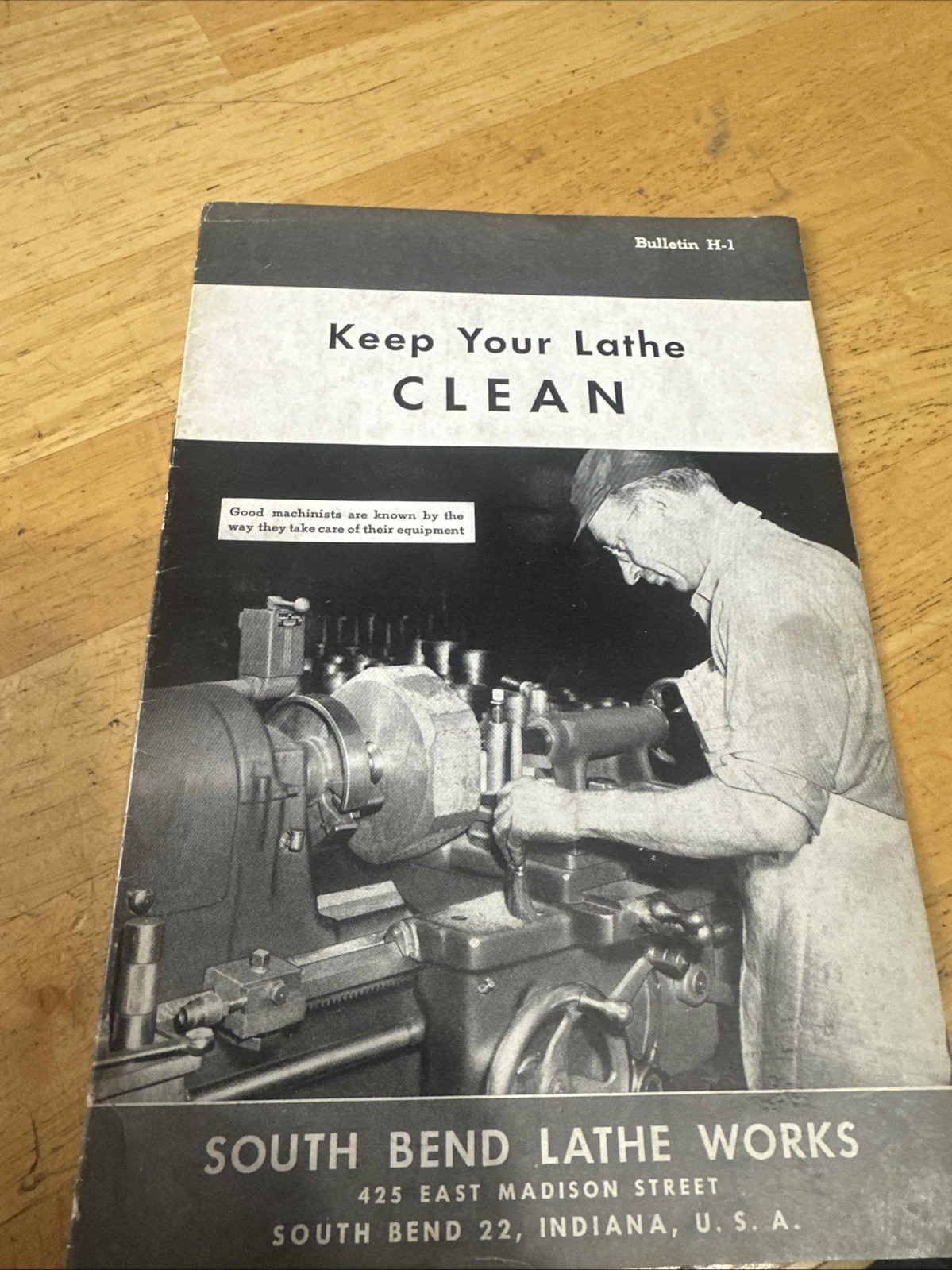 South Bend Lathe Works Keep Your Lathe Clean Bulletin No.H-1