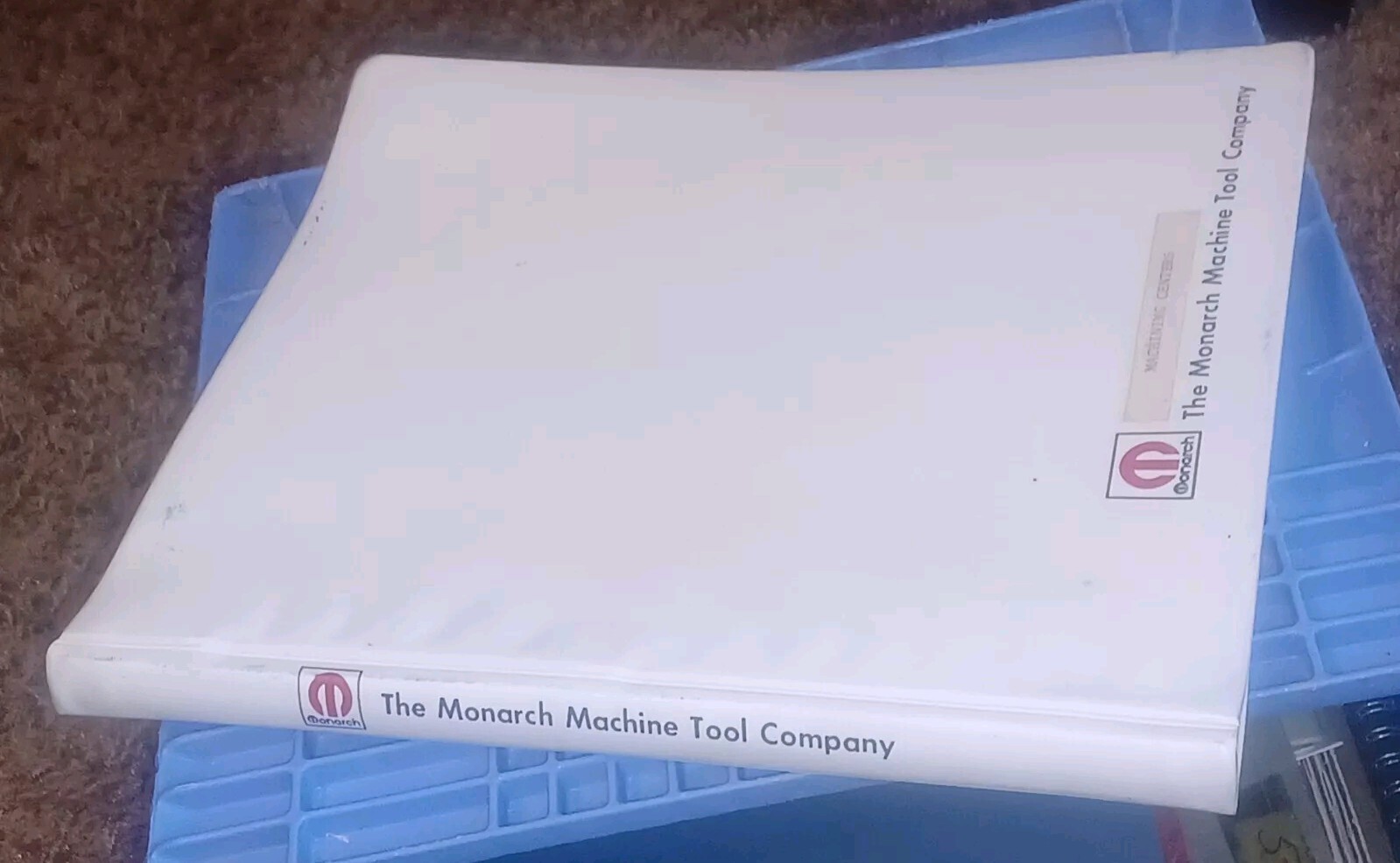 Monarch Machine Tool Co Catalog Sales Binder Machining Center VMC-75 100 HMC-100