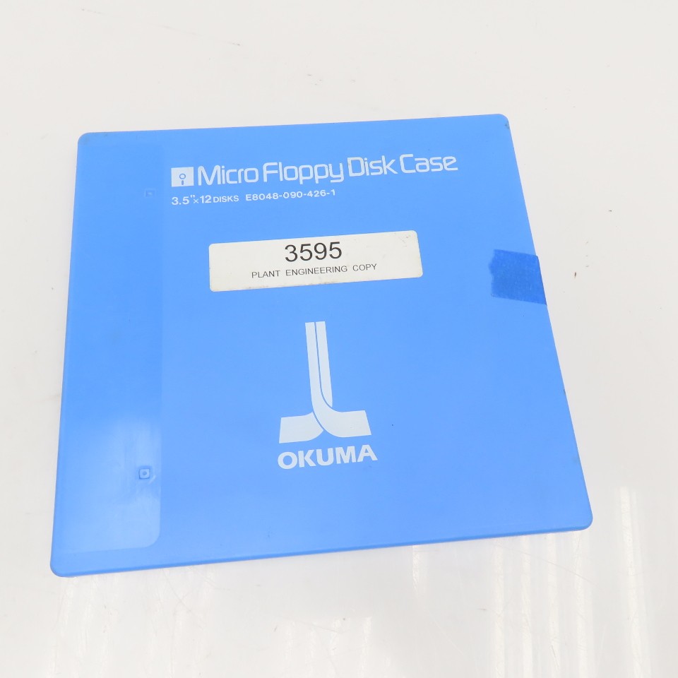 Okuma MX-45VA OSP700M Programming Software 10 Diskette Library