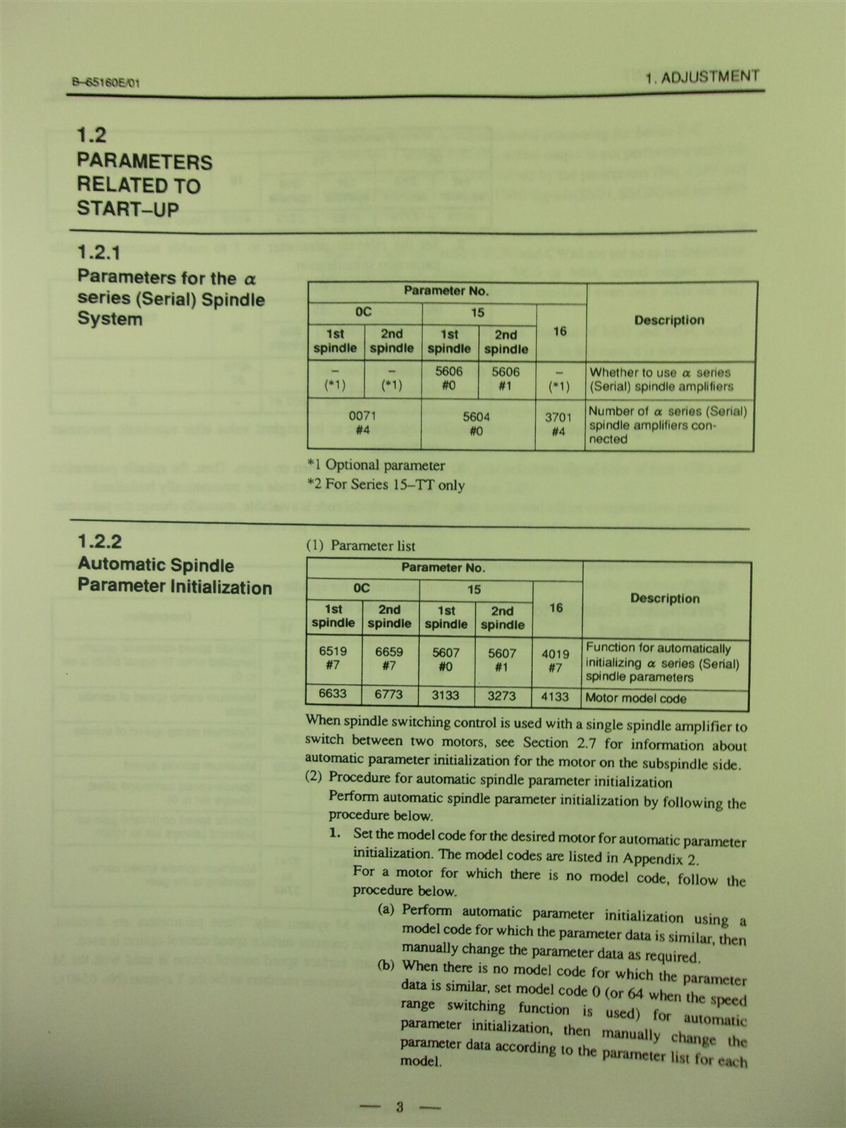 GE Fanuc Automation AC Servo Motor Parameter Manual April 1994