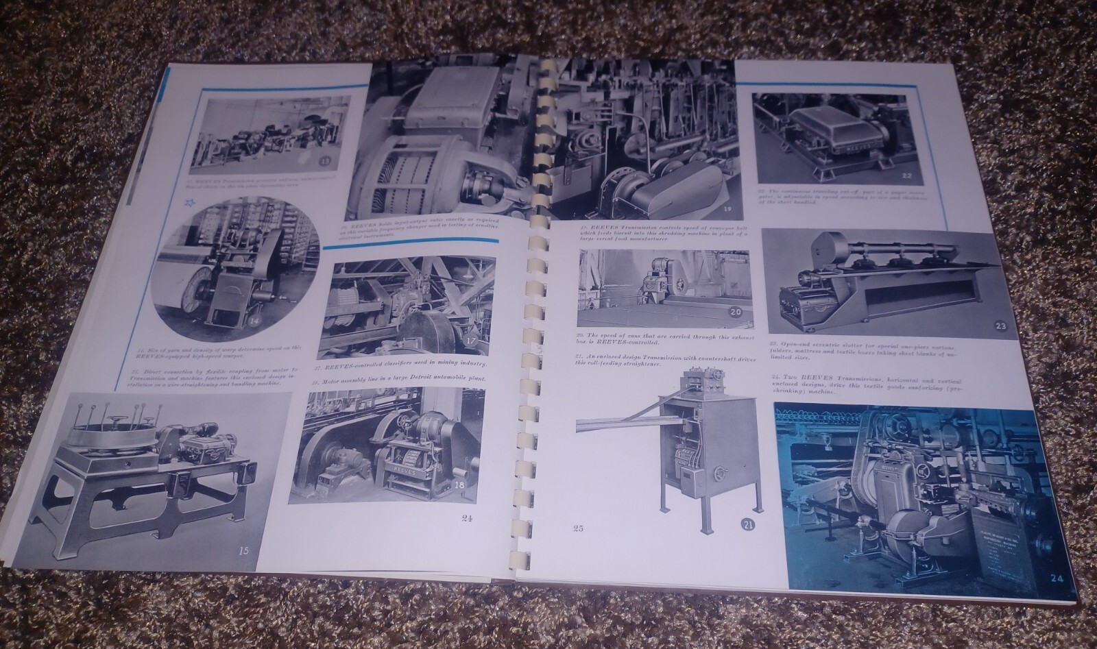 1942 Reeves Speed Control Parts Catalog Manual W company Letter MACHINIST TOOLS