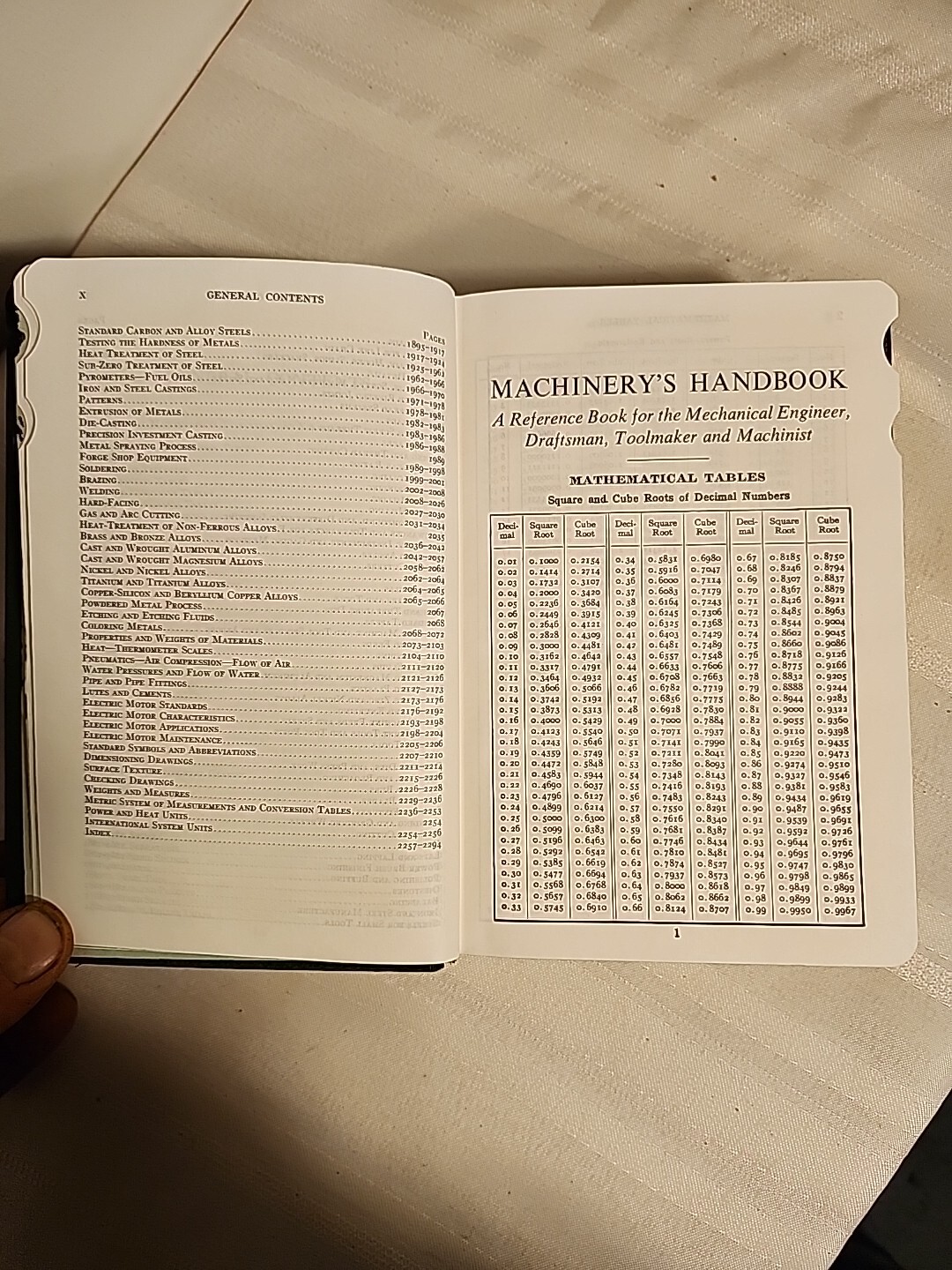 Machinery Handbook Eighteenth Edition Second Printing 1969 Industrial Press Inc