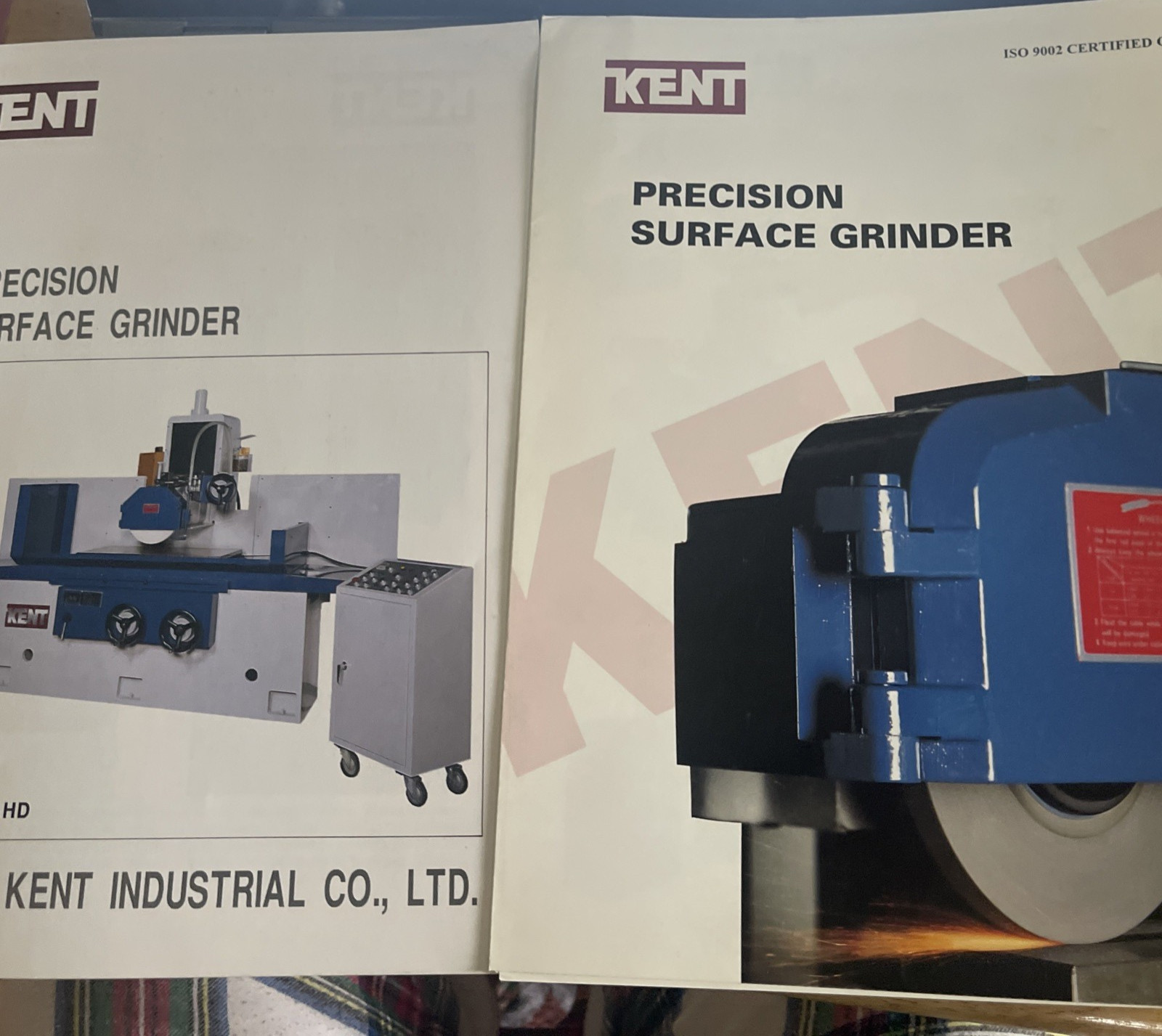 Kent Precision Surface Grinders Machine Models and Specifications Brochure-2 pcs