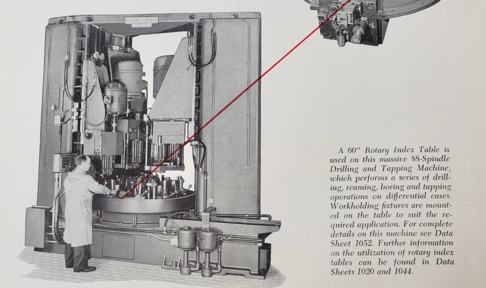Kearney & Trecker Rotary Index Table Sales Catalog – Special Machinery Division