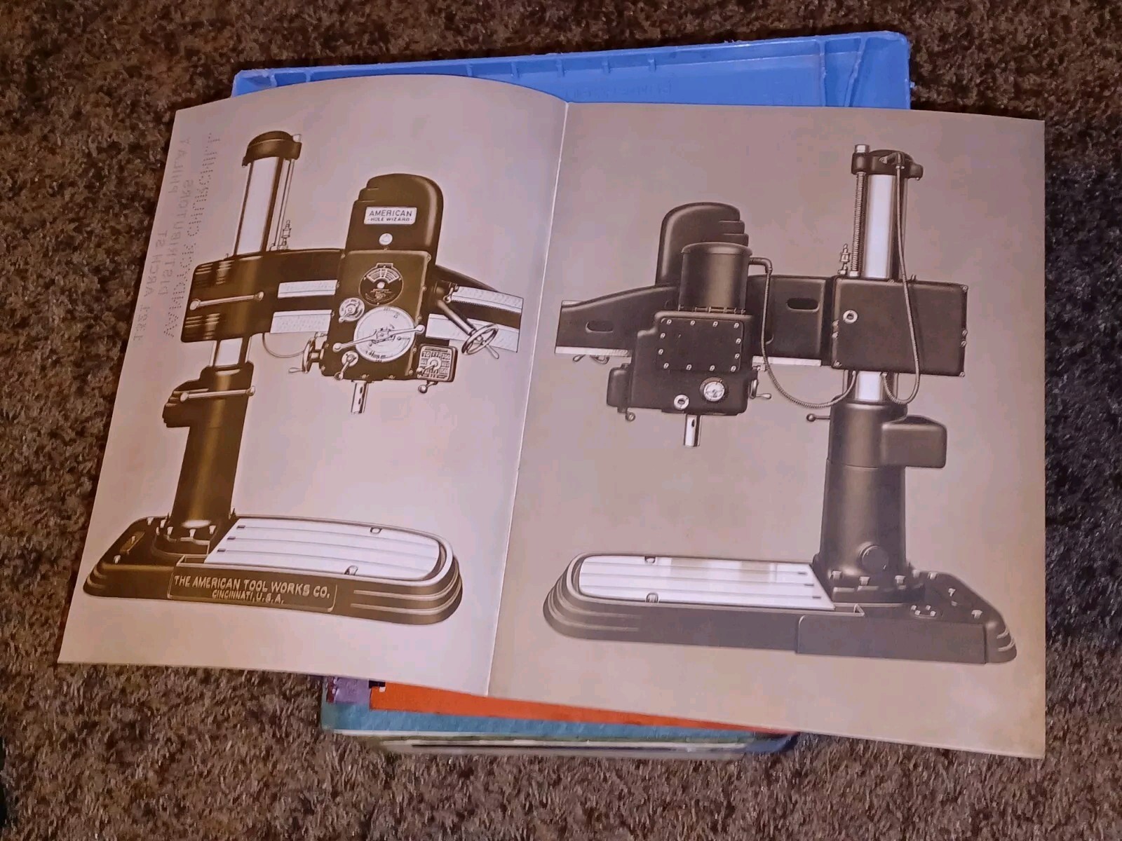 AMERICAN HOLE WIZARD Tool Works Company BULLETIN 305 LATHES RADIAL DRILL Catalog