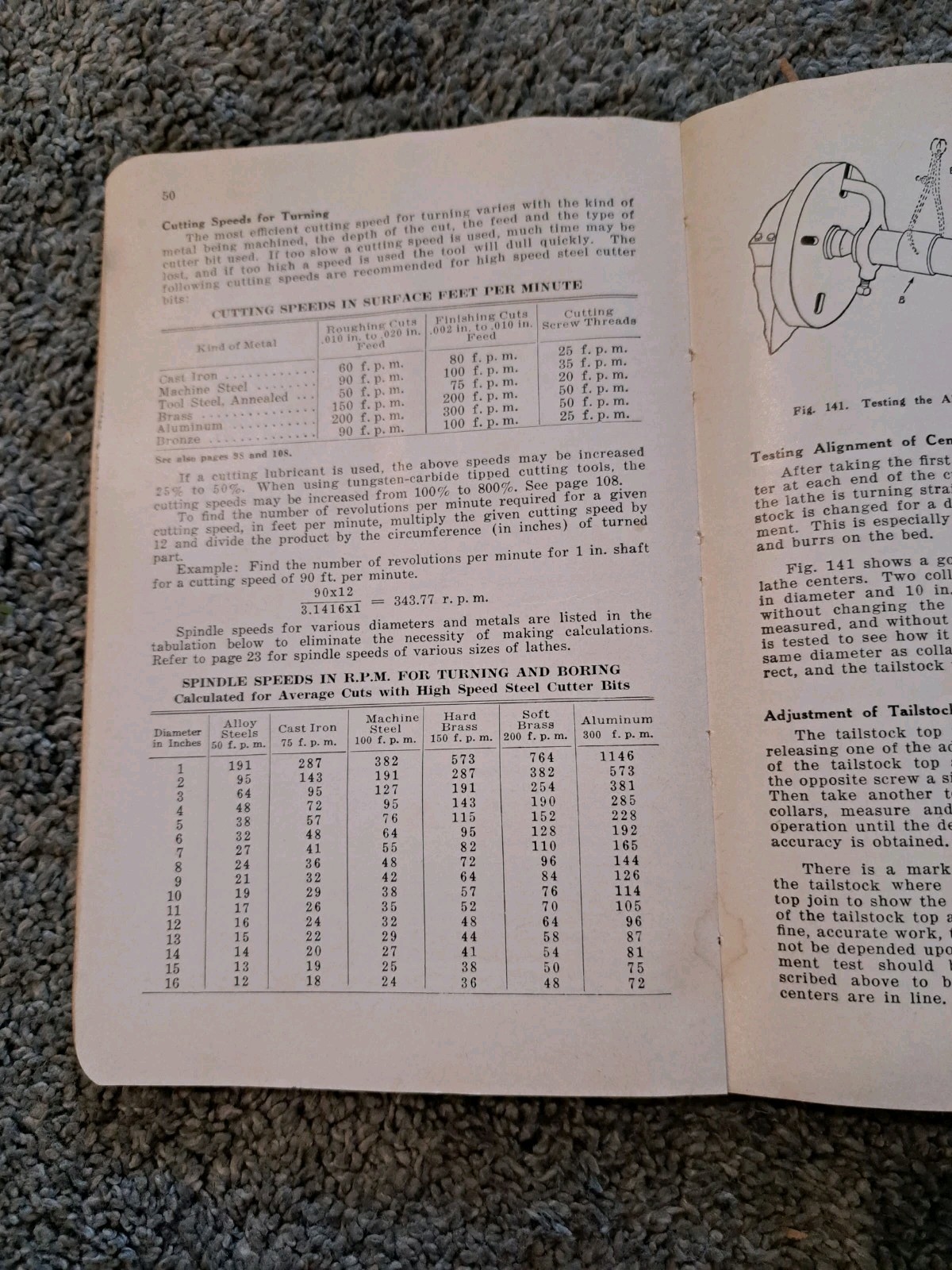 How to Run a Lathe South Bend Lathe Works 1958 Edition 55