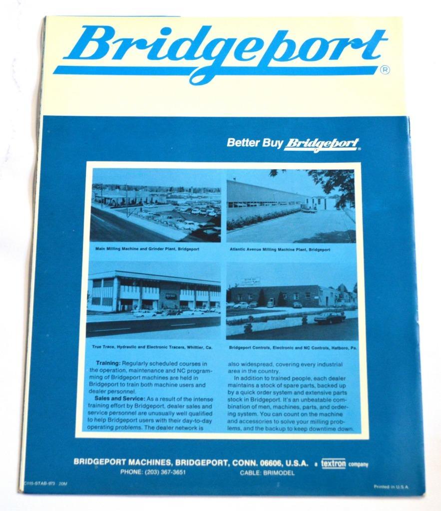 BRIDGEPORT C-115 VERTICAL TURRET MILLERS BROCHURE