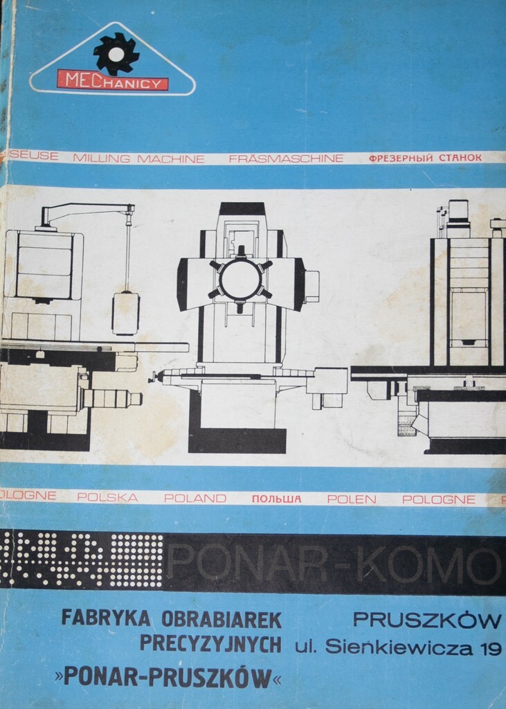 Mechanicy Vertical Mill FYA 32, 41 M Service & Parts & Schematics Manual 1972
