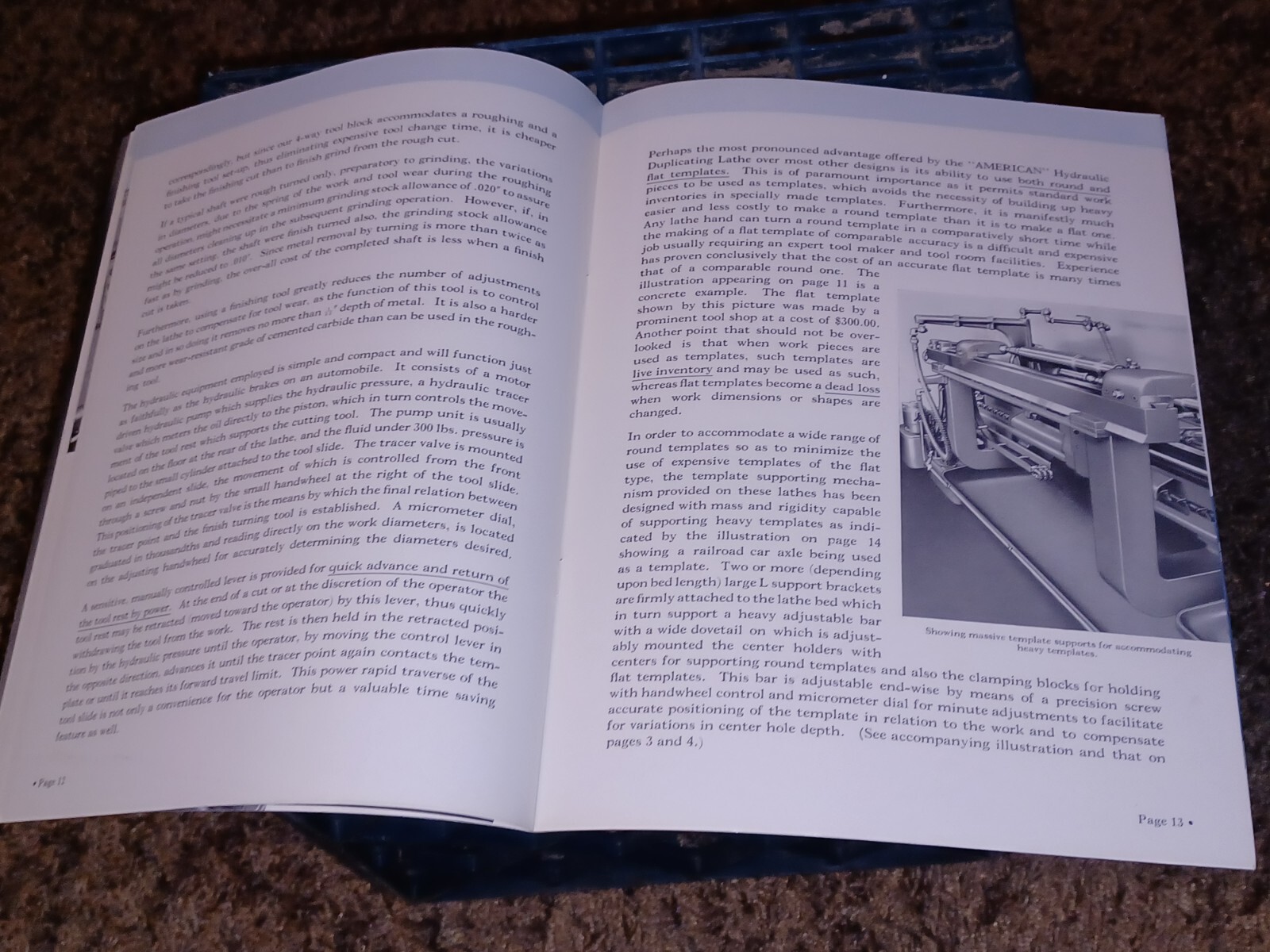 1951 American Tool Works Hydraulic Duplicating Lathe Bulletin #35 Sales Catalog