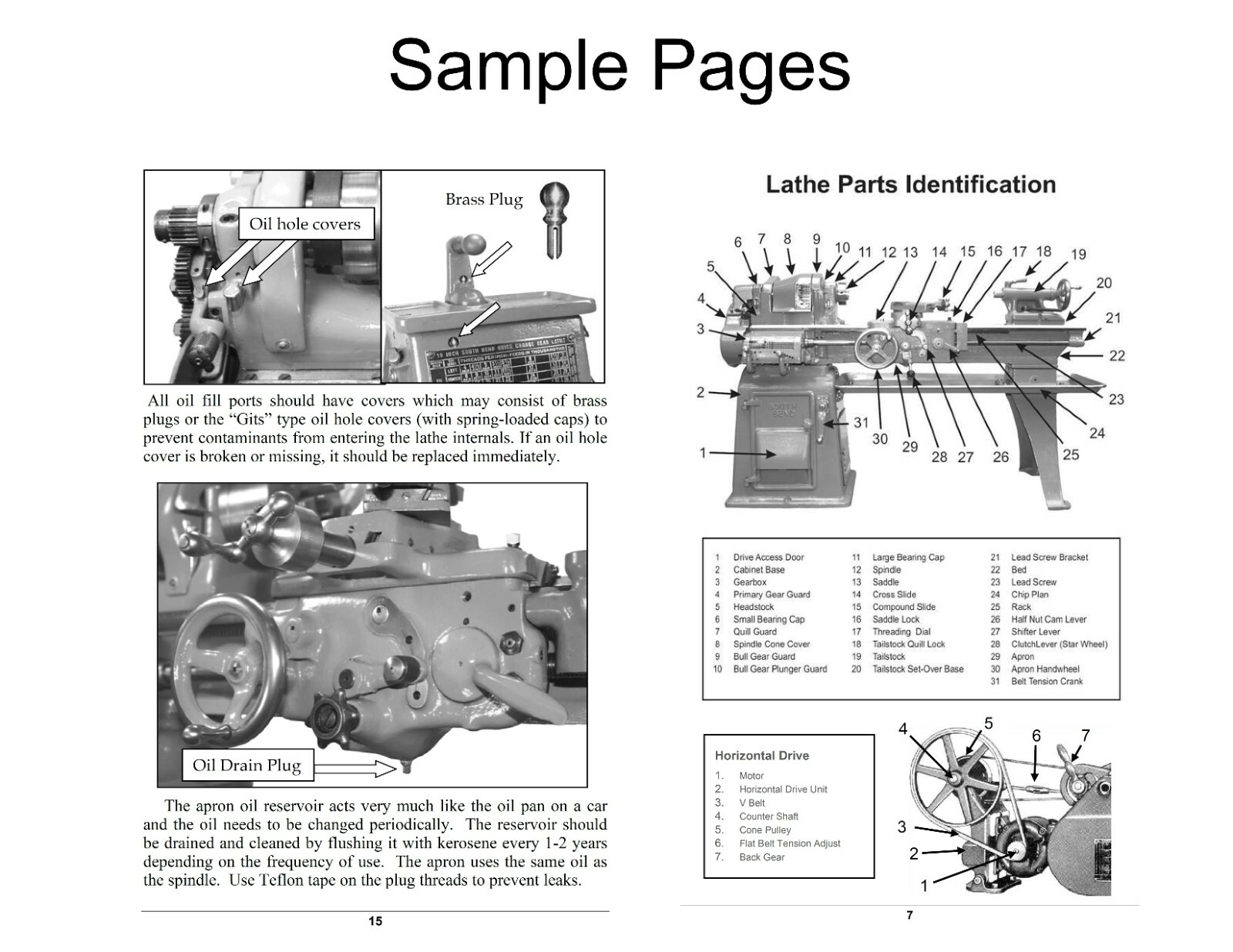New!! ● Basic Maintenance for the Vintage South Bend Lathe ● All Models 9″ – 16″