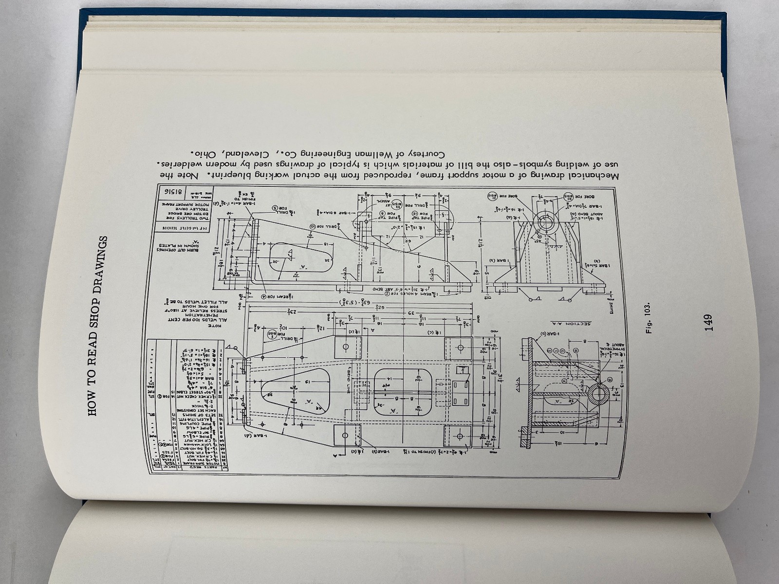 1986 How to Read Shop Drawings Lincoln Electric Welding Metal Fabrication