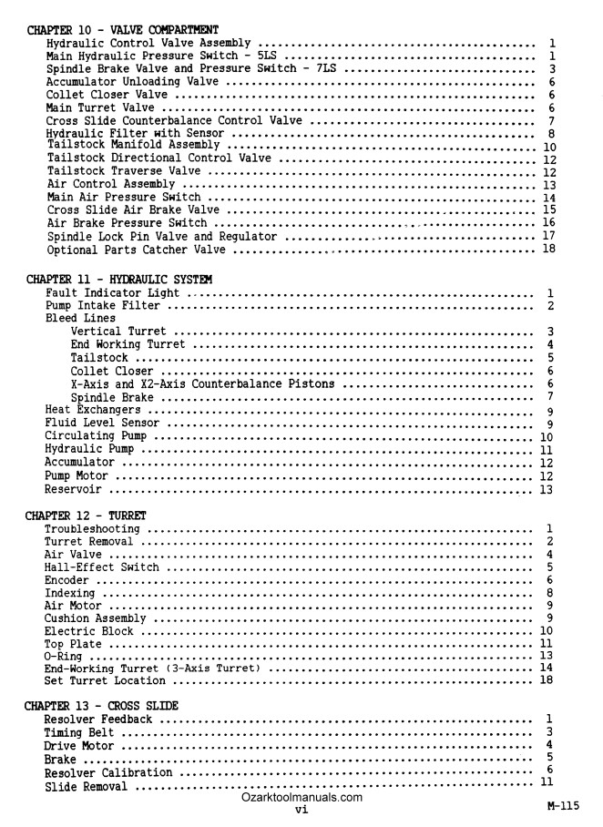 HARDINGE SuperSlant CNC Metal Lathe Service & Maintenance Rebuild Manual 1356