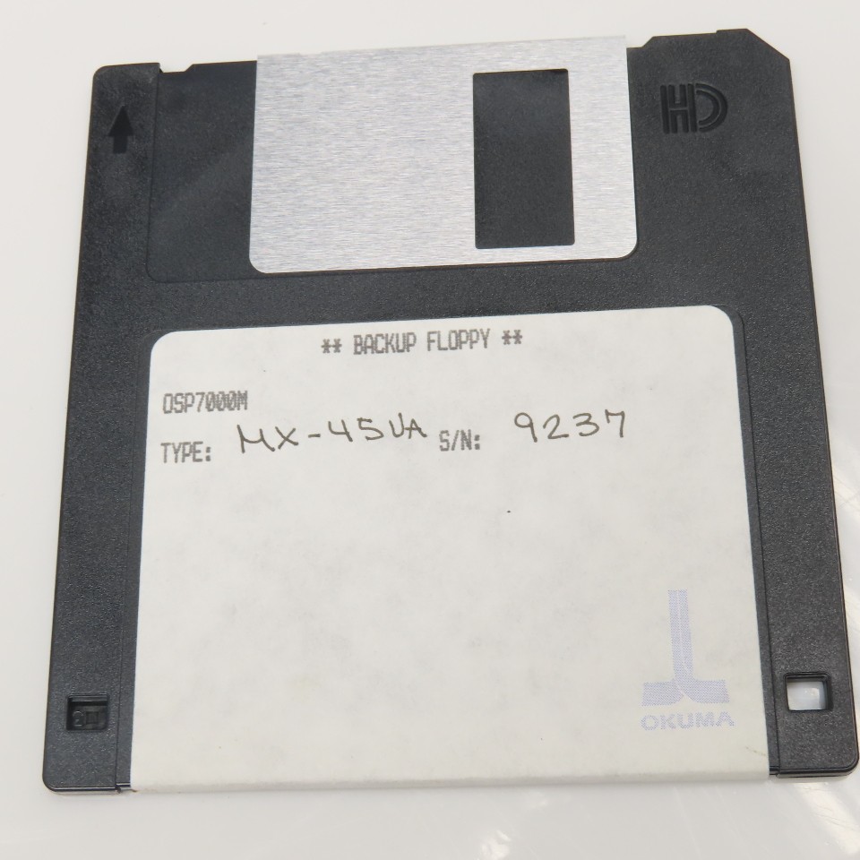 Okuma MX-45VA OSP700M Programming Software 10 Diskette Library