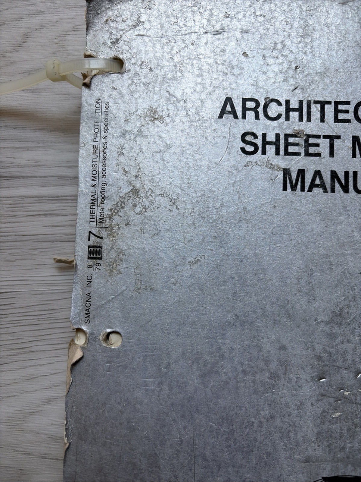 Vintage SMACNA Architectural Sheet Metal Manual 3rd Edition 1979 Preowned