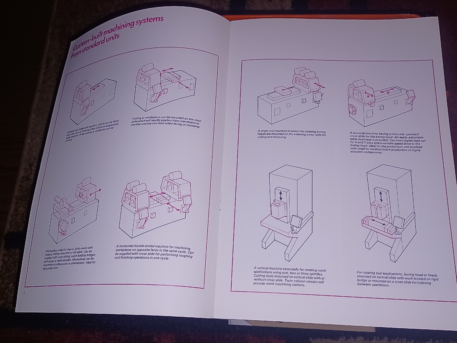 Alfred Herbert Mills Ltd Catalog Book BORING MACHINES Machinist Tool Booklet OLD