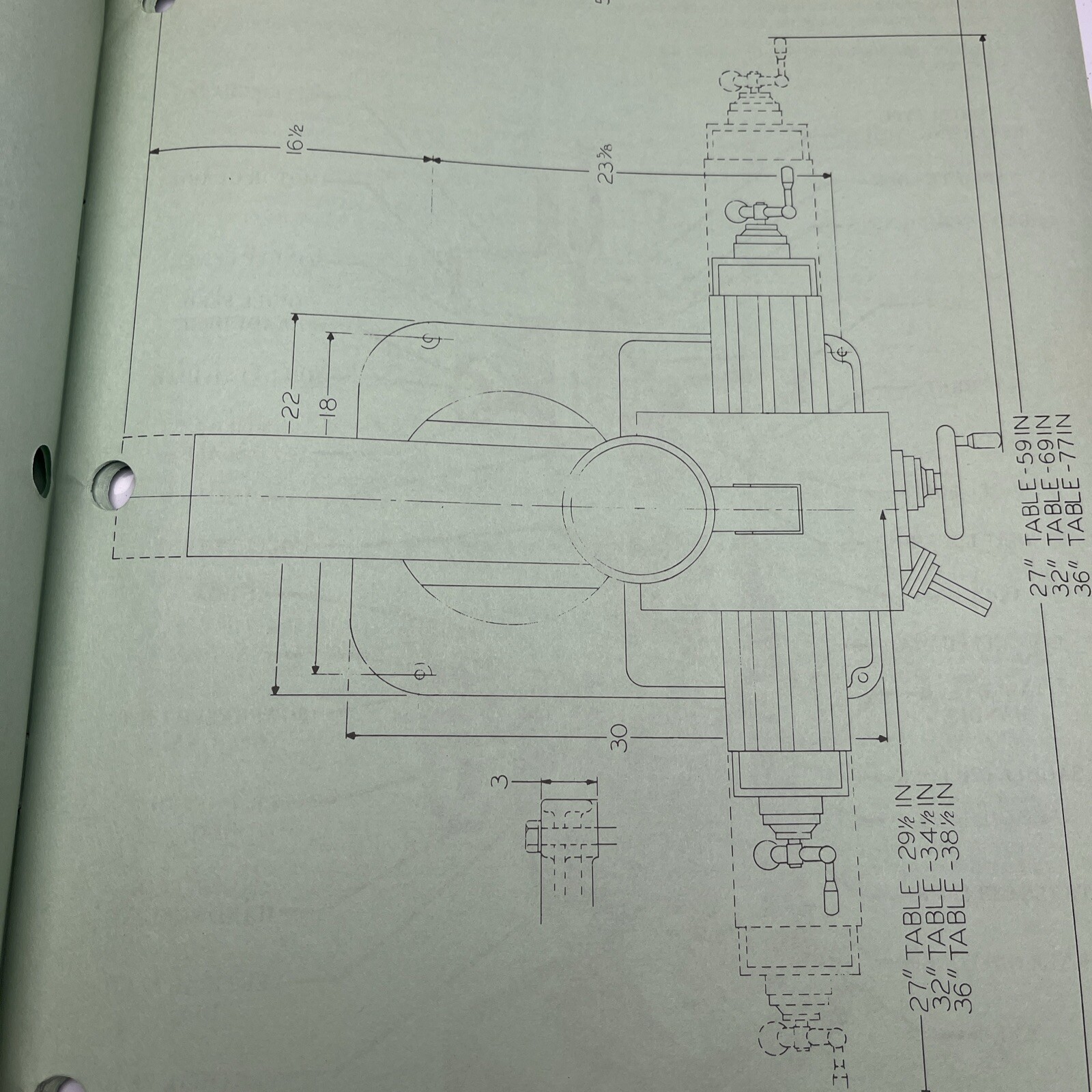 POWERMATIC Millrite Vertical Milling Machine Owner Operator’s Manual
